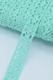 Dantela De Bumbac 1.3cm - Menta