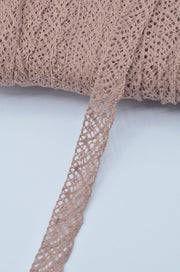 Dantela De Bumbac 18mm - Roz Prafuit