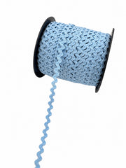 Zig-zag 6mm bleu - pret pe metru