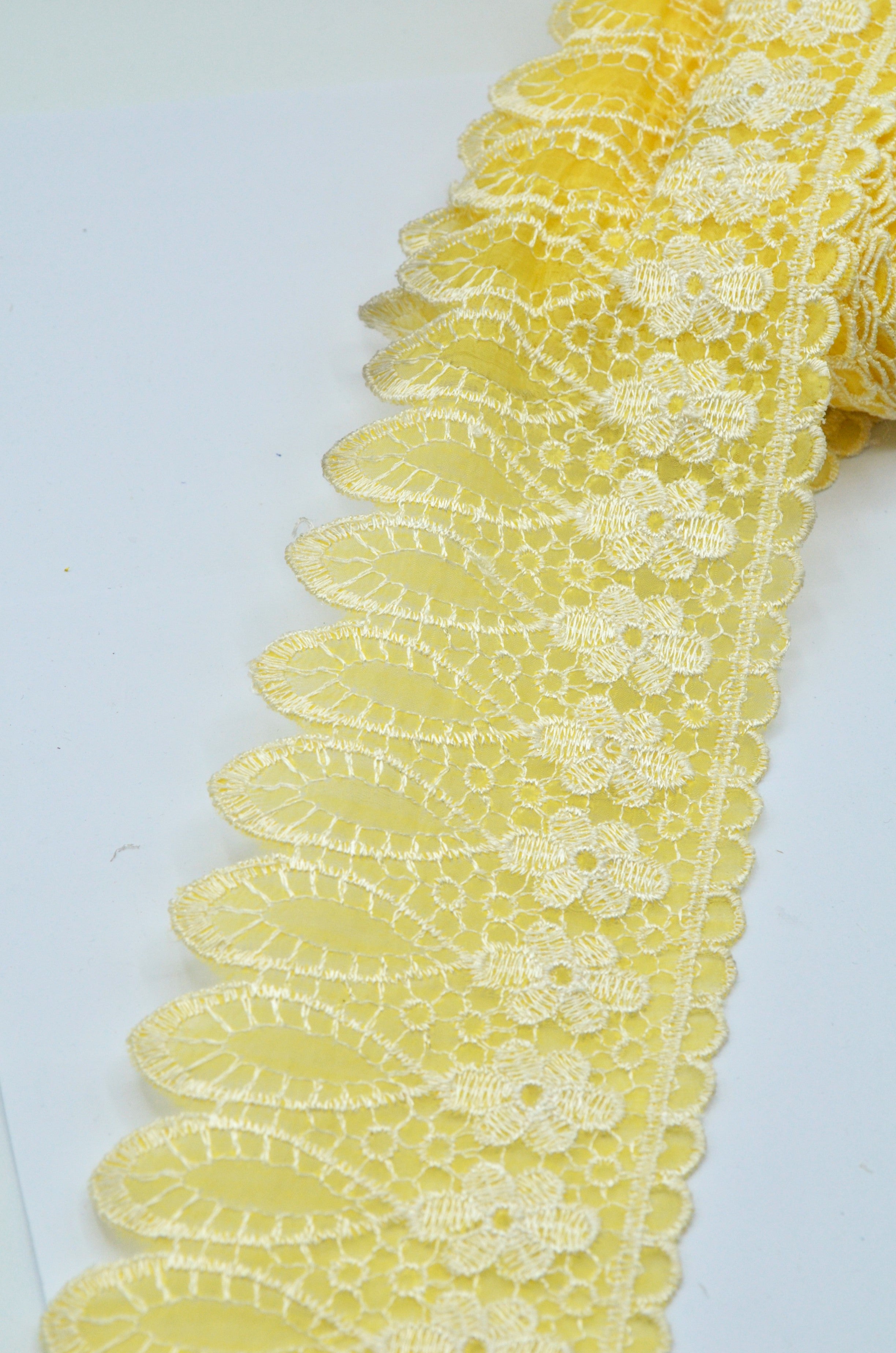 Dantela 10cm, Galben