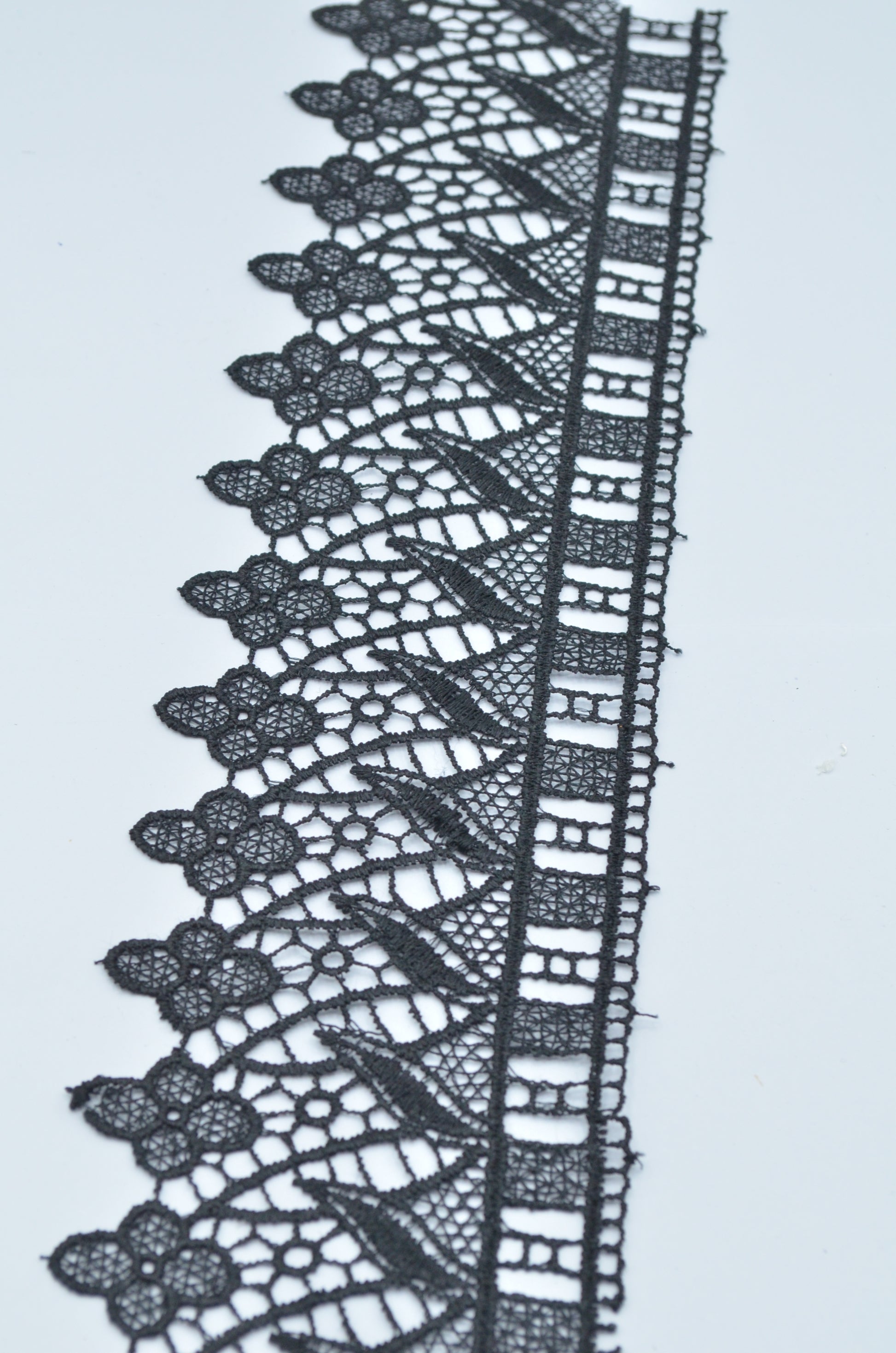 Dantela 9.50cm, Negru