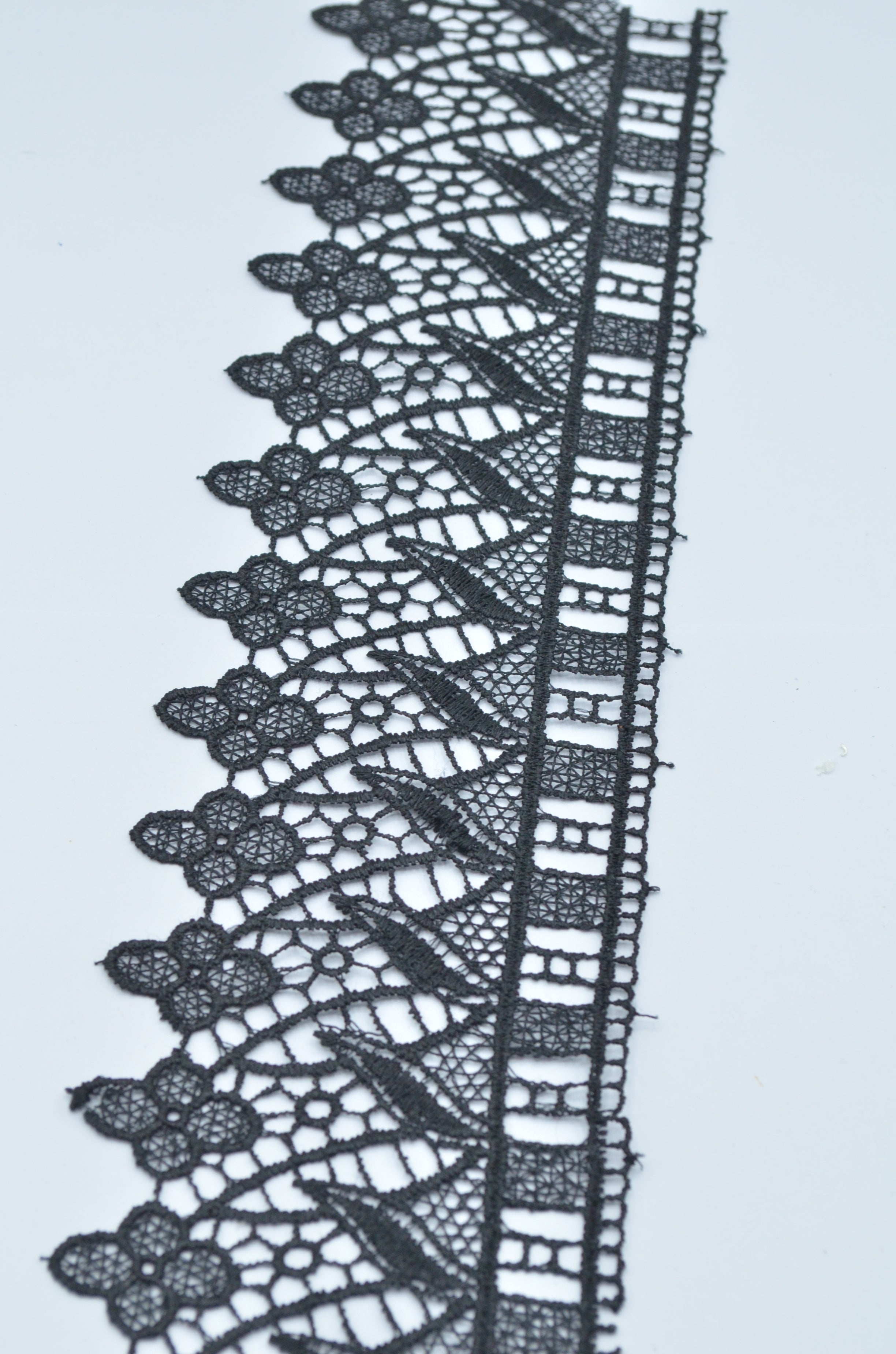 Dantela 9.50cm, Negru