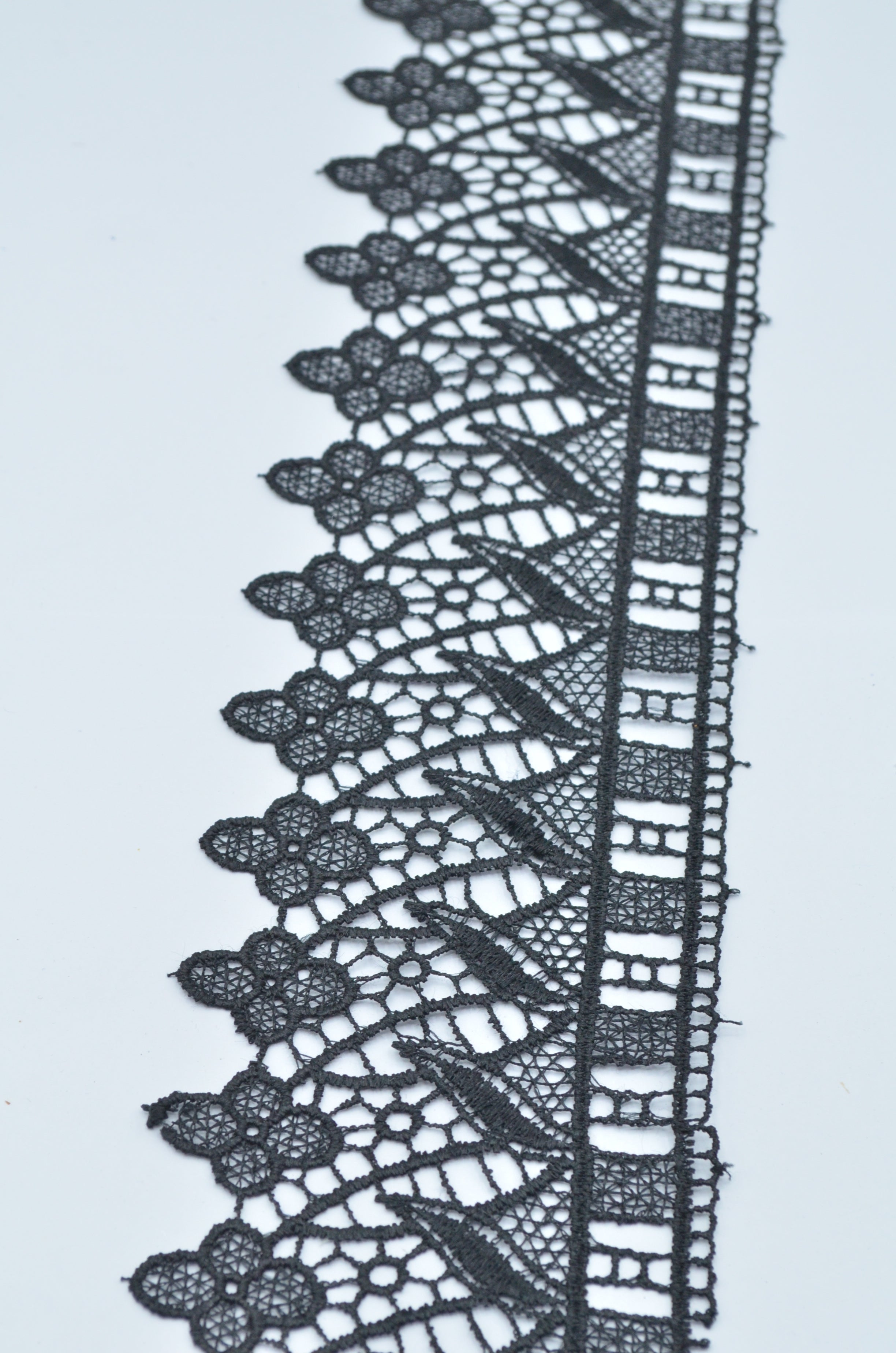 Dantela 9.50cm, Negru