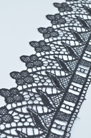 Dantela 9.50cm, Negru