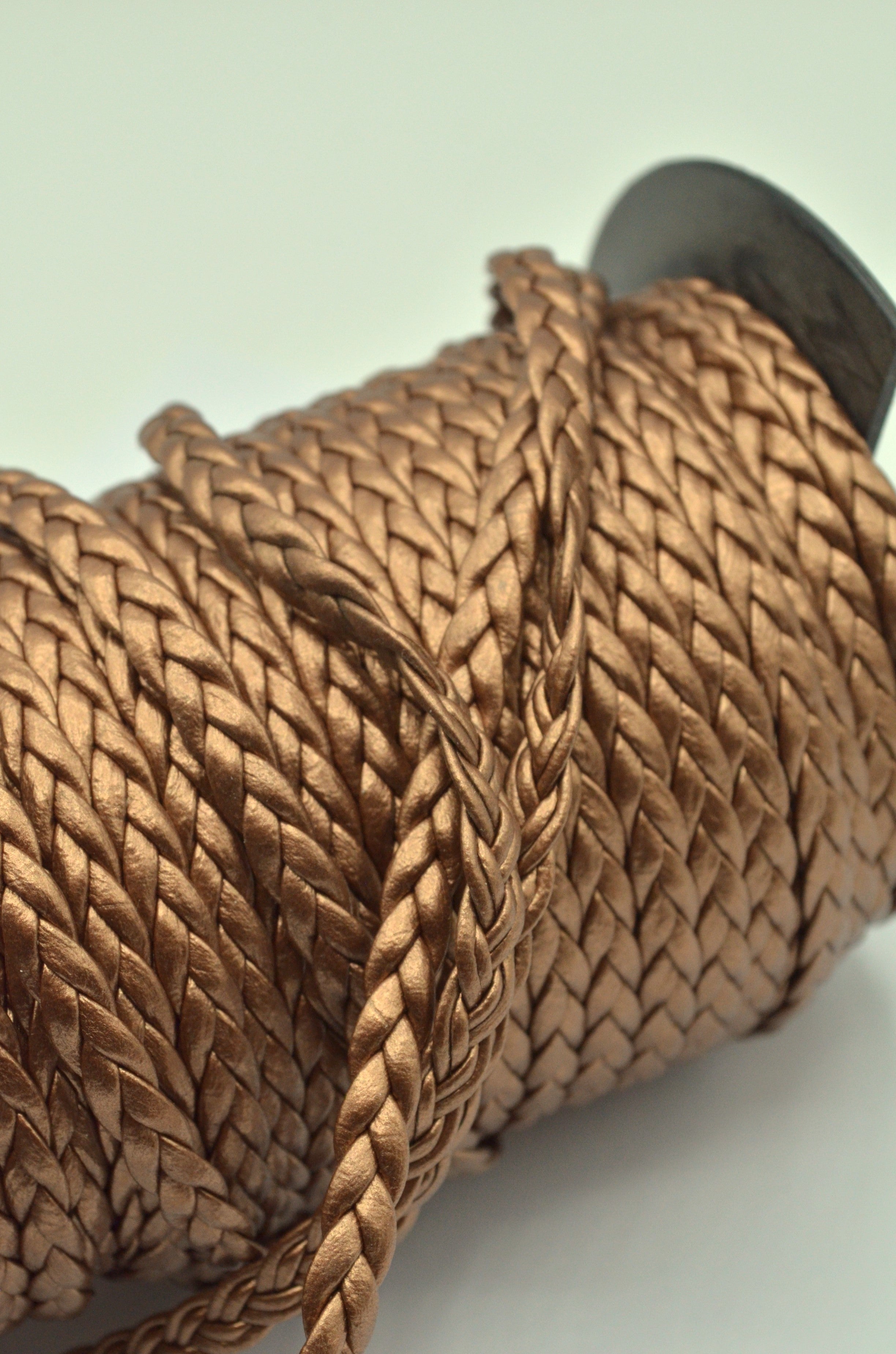 Snur Impletit Din Piele Ecologica 6mm
