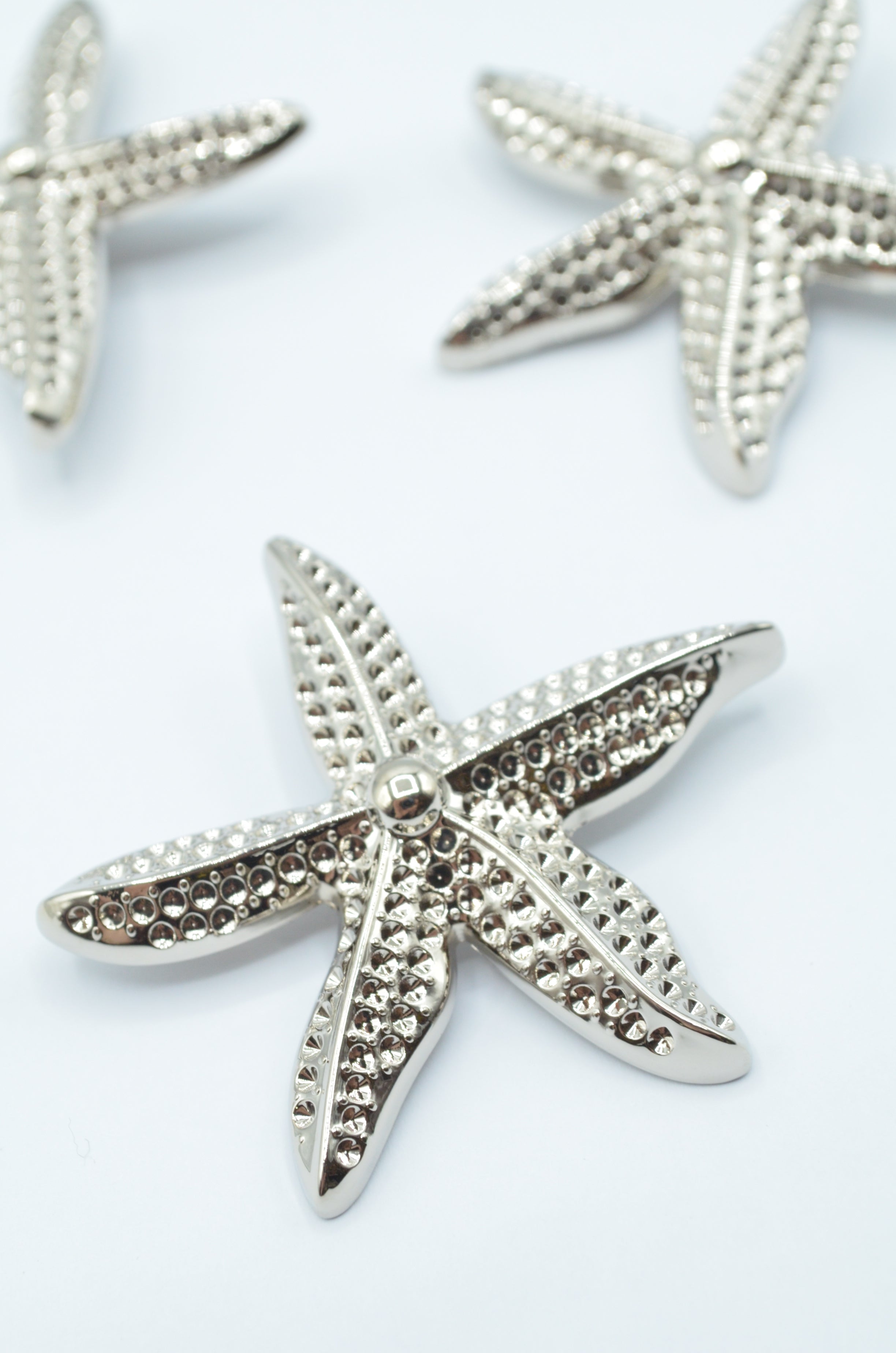Nasturi Metalici 5cm, Argintii