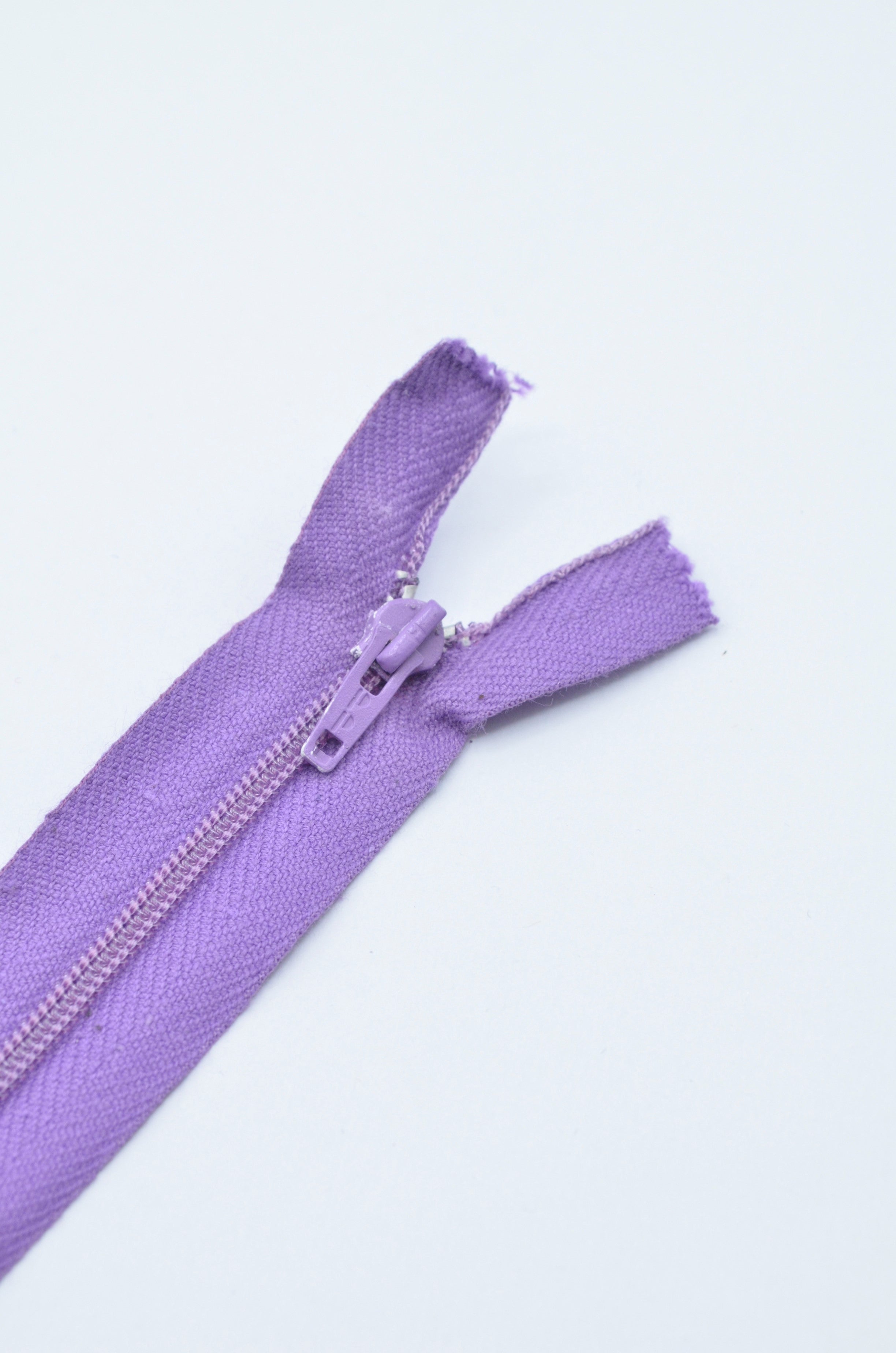 Fermoar Normal De Plastic 18cm, Lila