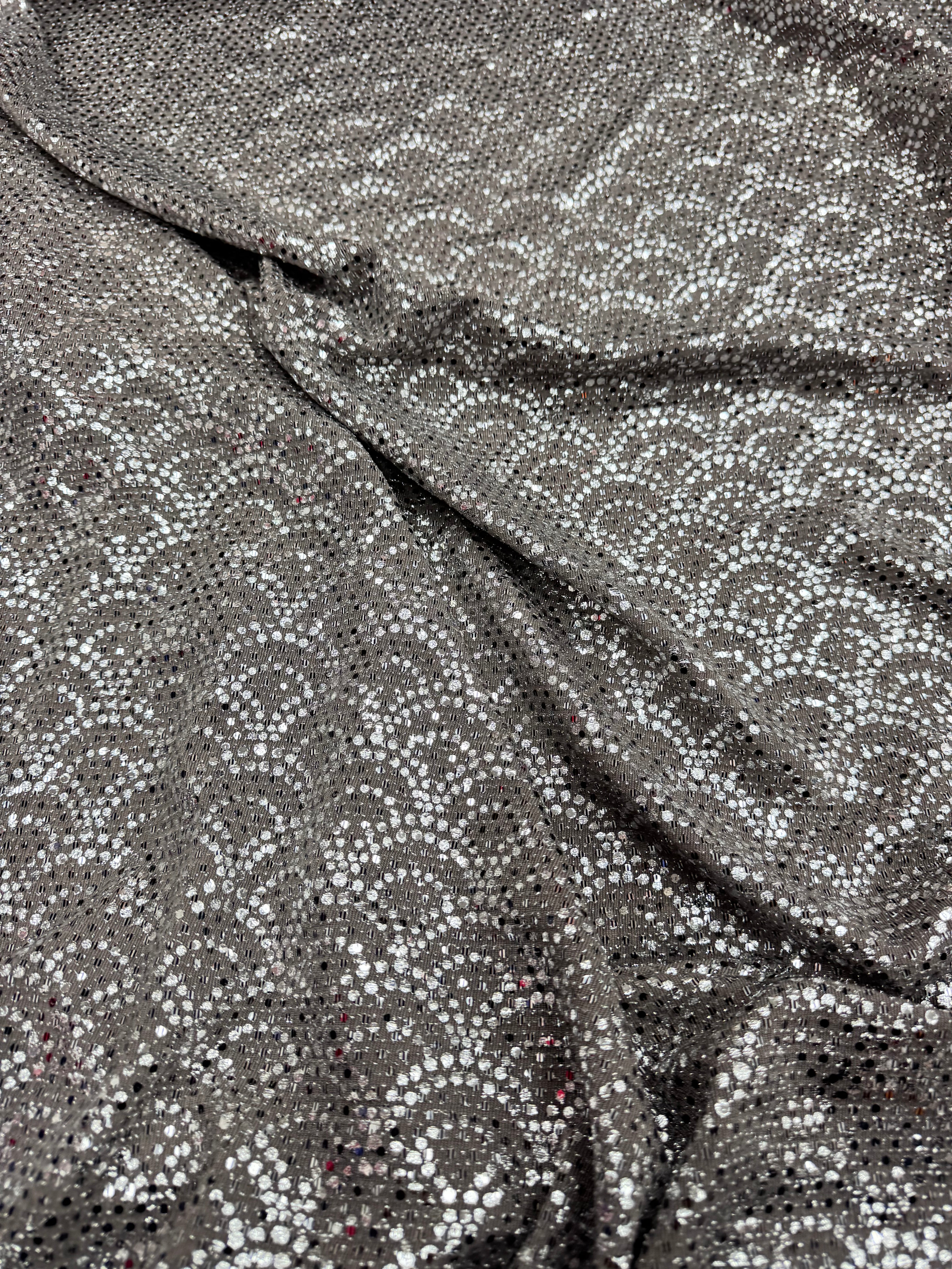 Lurex Grej cu argintiu