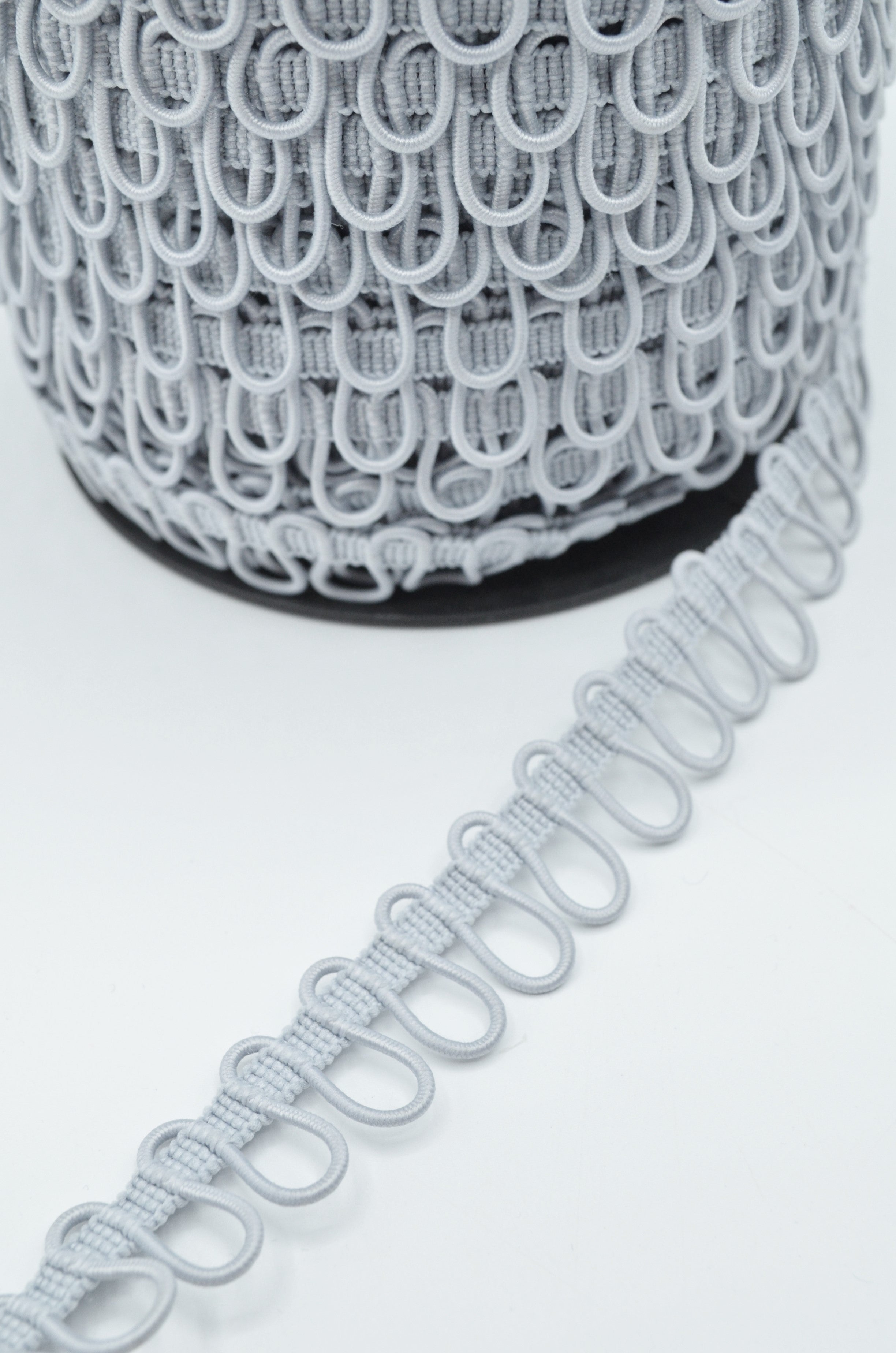 Banda Cu Butoniere Elastice, 17mm, Gri