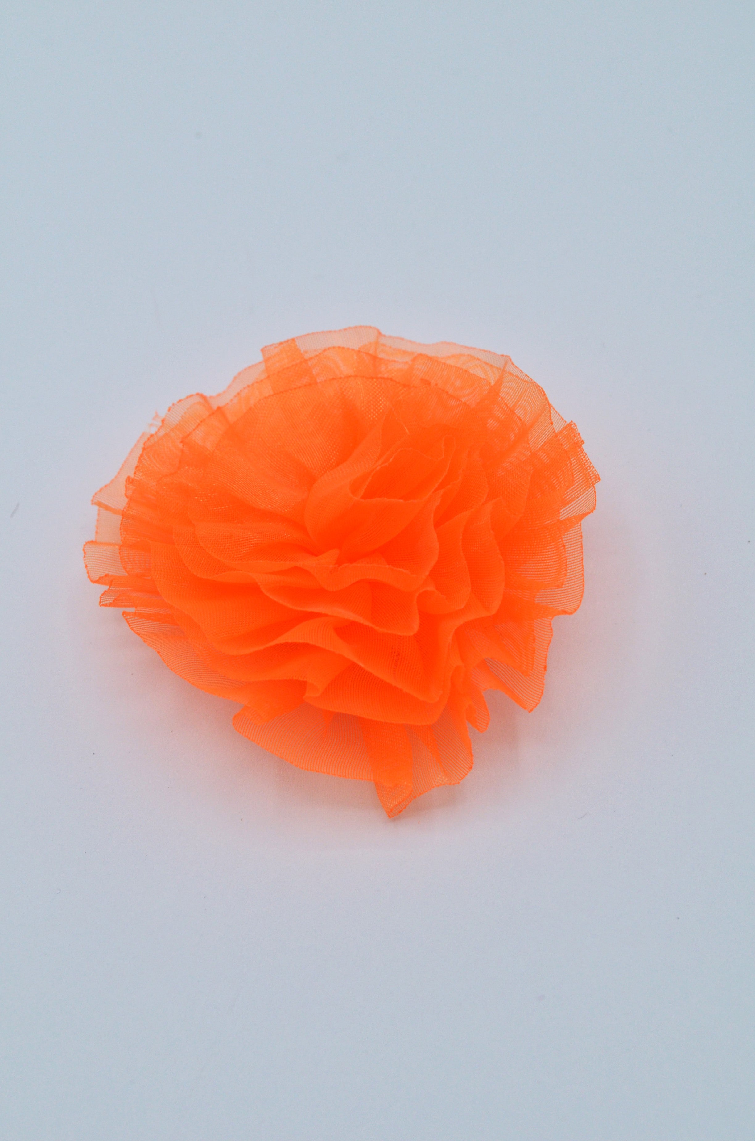Floare Din Organza 7cm, Portocaliu