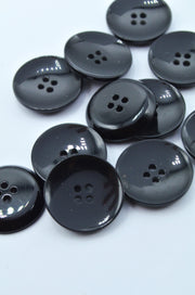 Nasturi De Plastic 22mm, Negru