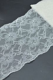 Dantela Elastica 19cm, Alb