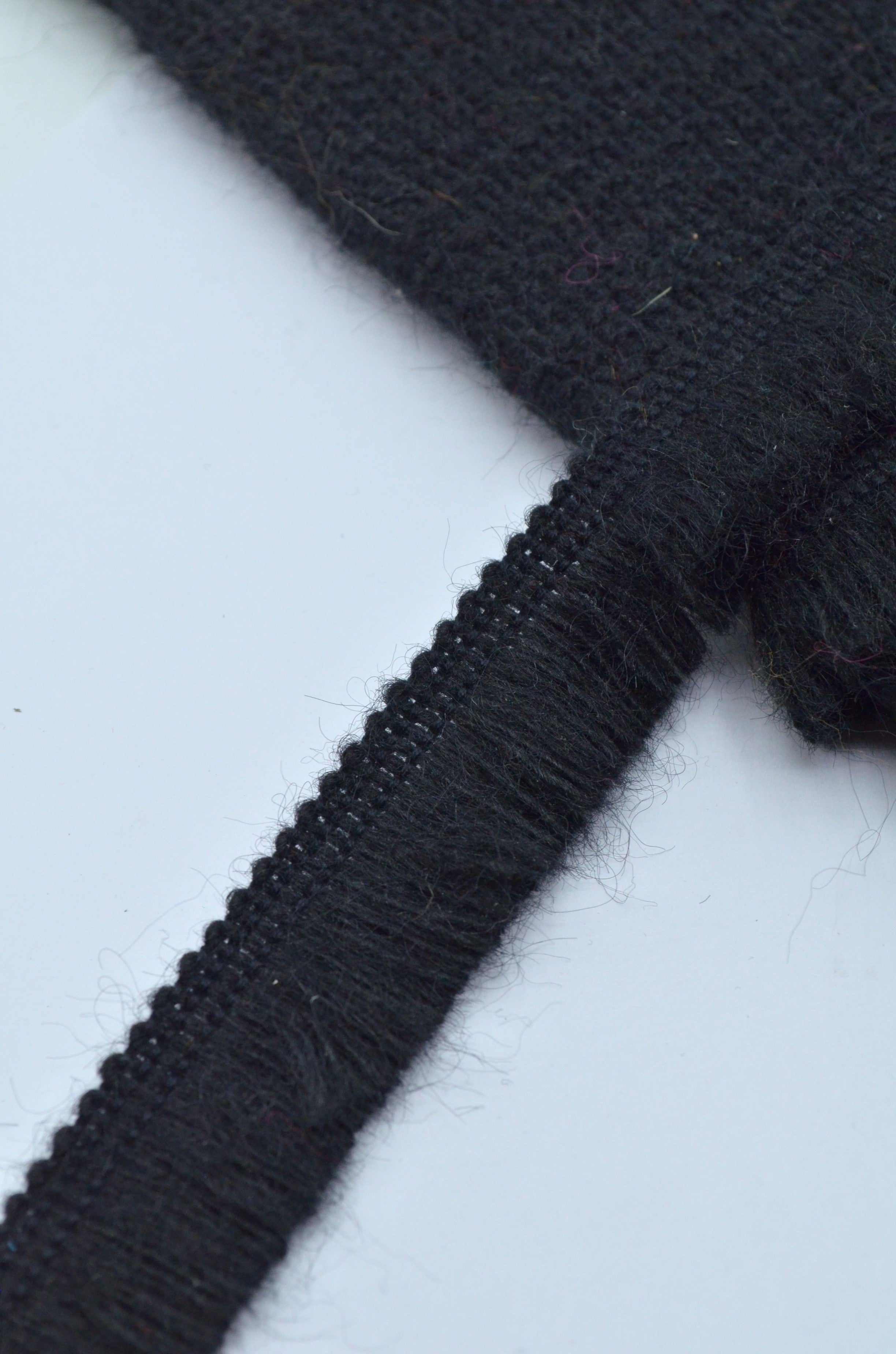 Franjuri De Lana 2.50 cm, Negru