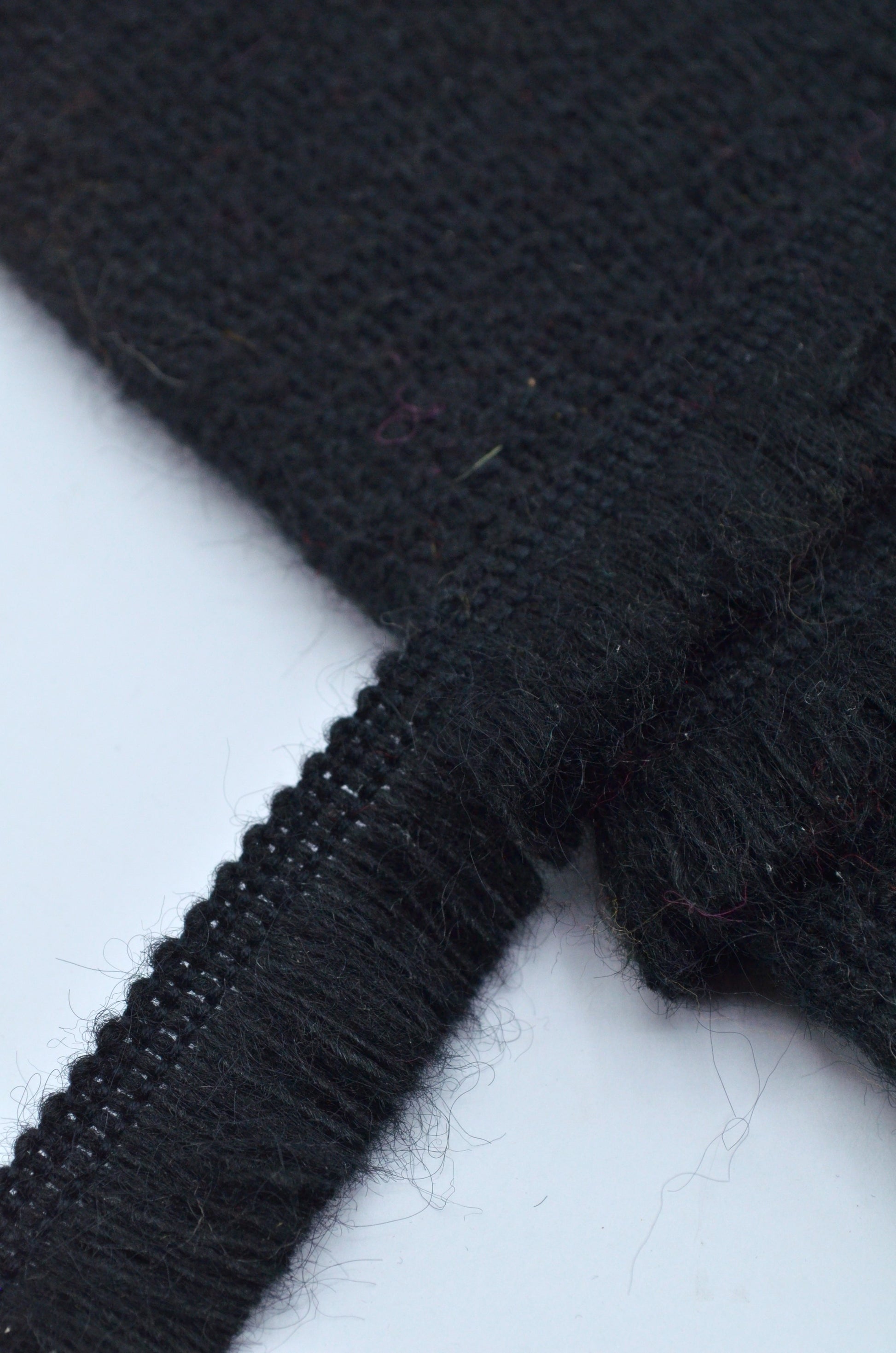 Franjuri De Lana 2.50 cm, Negru