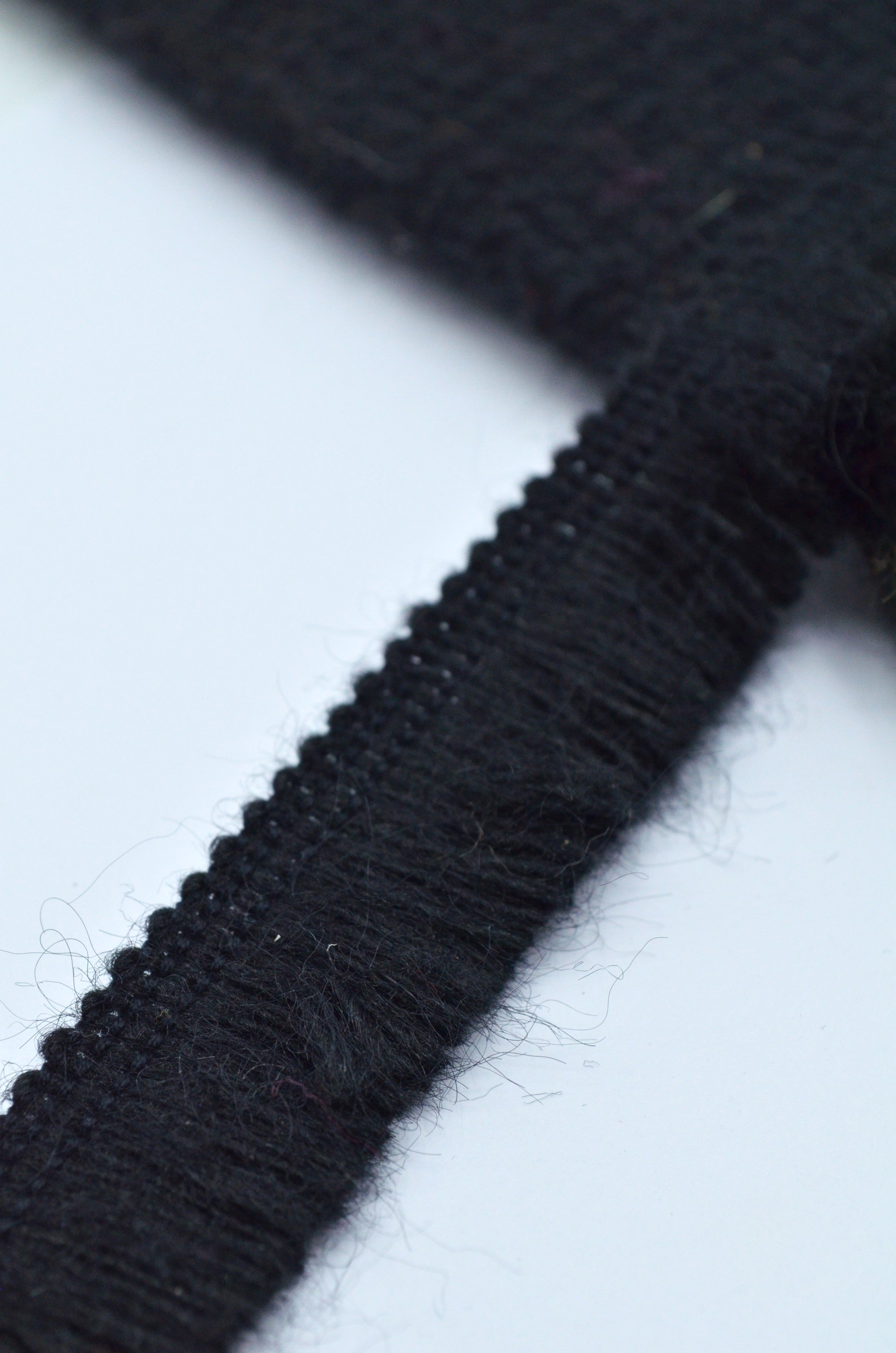 Franjuri De Lana 2.50 cm, Negru