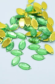 Pietre De Plastic De Cusut 14x7mm, (10gr/Pachet)