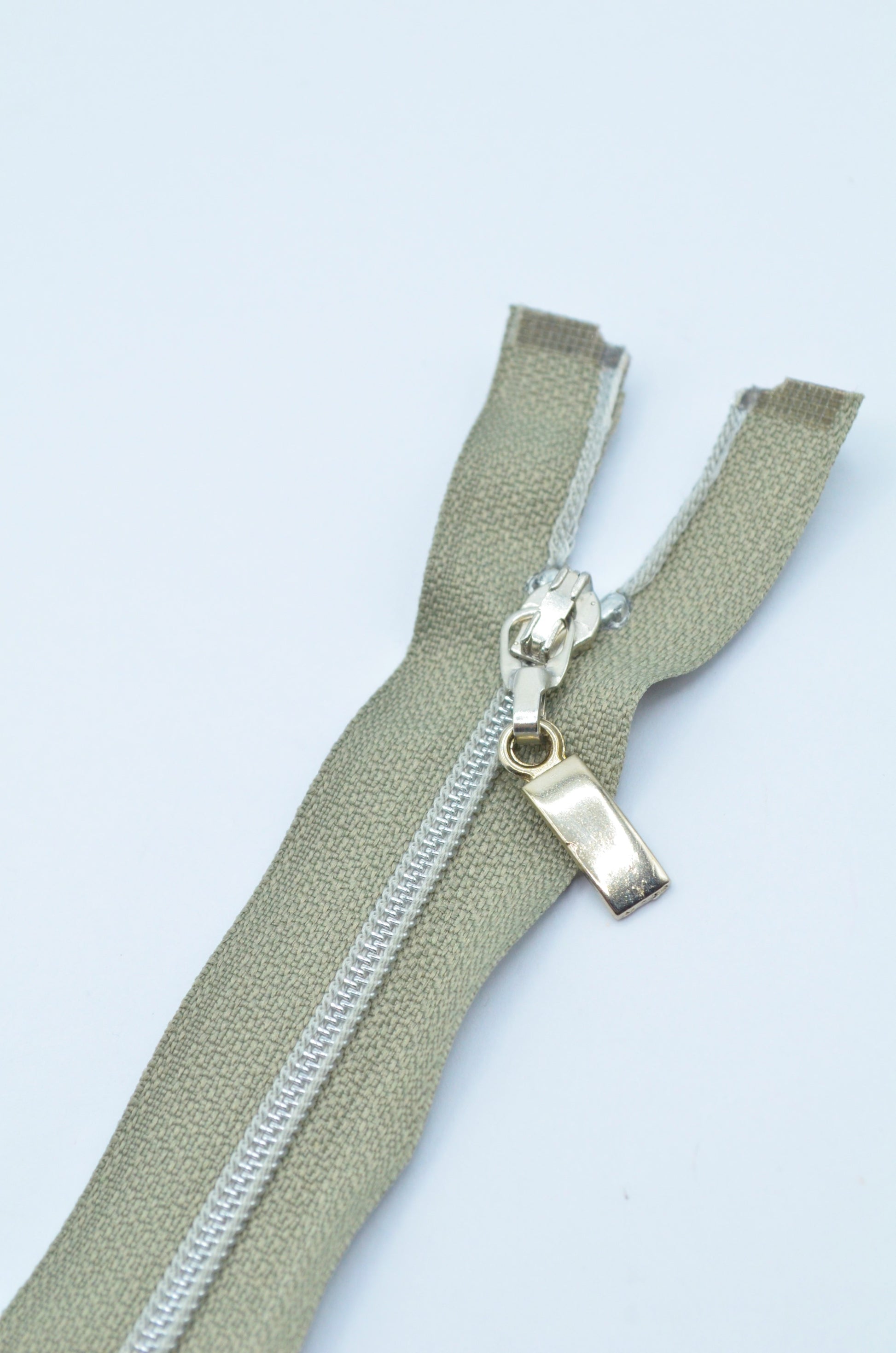 Fermoar De Plastic 4mm Spirala Detasabil 36cm,  Bej Verzui