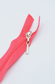 Fermoar De Plastic Detasabil 22cm, Roz