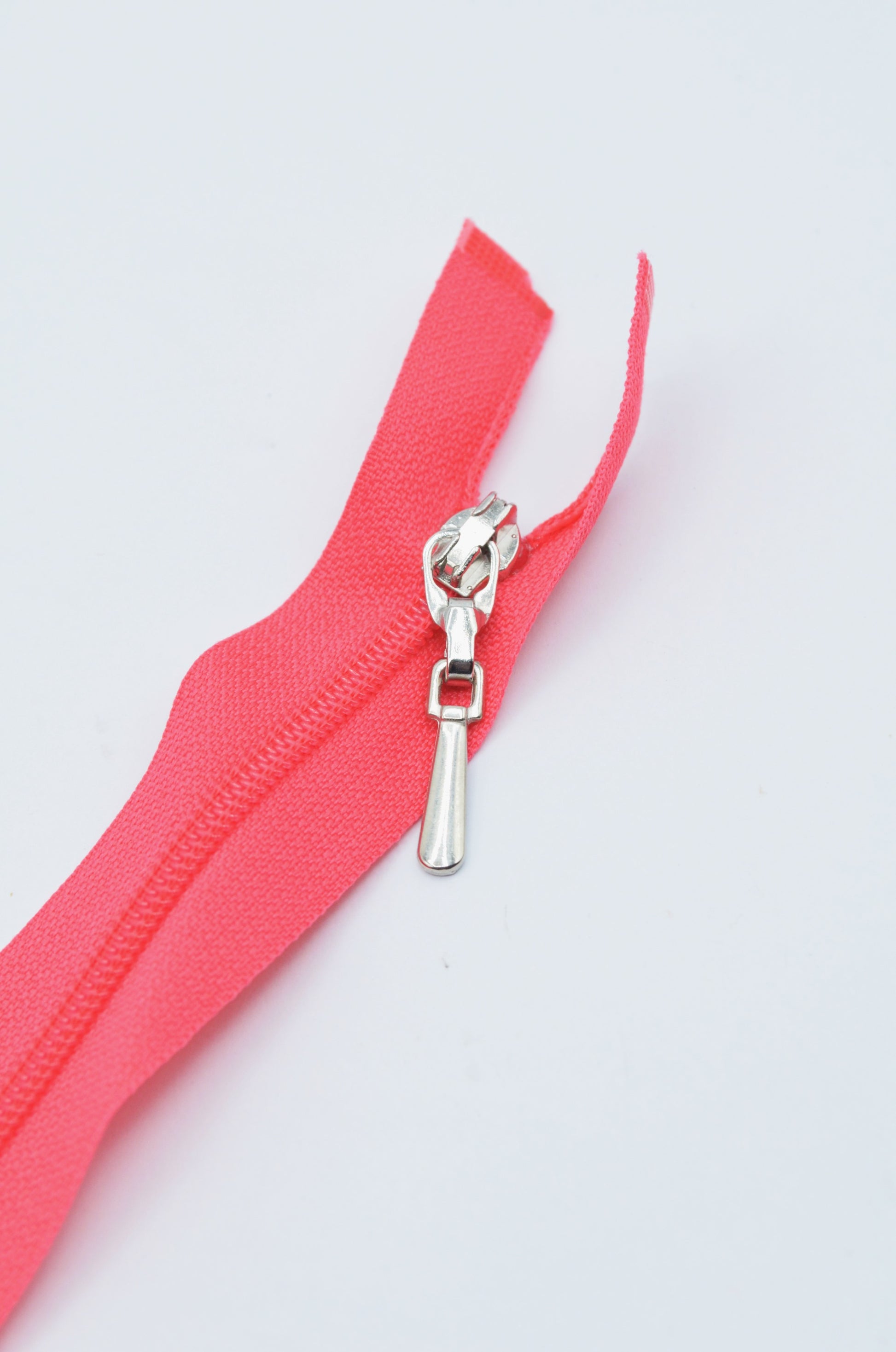 Fermoar De Plastic Detasabil 22cm, Roz
