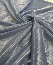 Tull Elastic Metalizat - Bleu