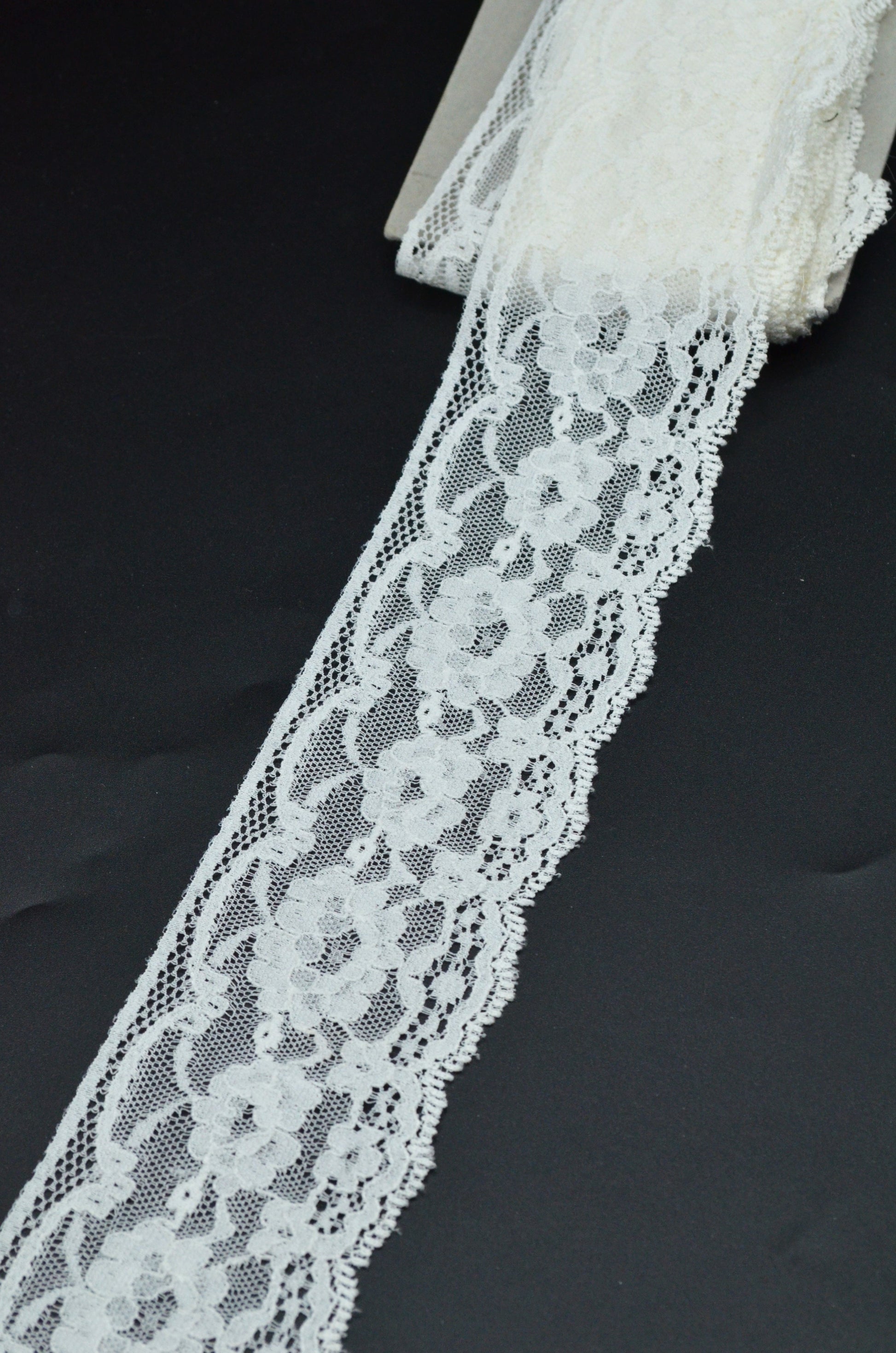 Dantela 6.70cm, Ivoire 