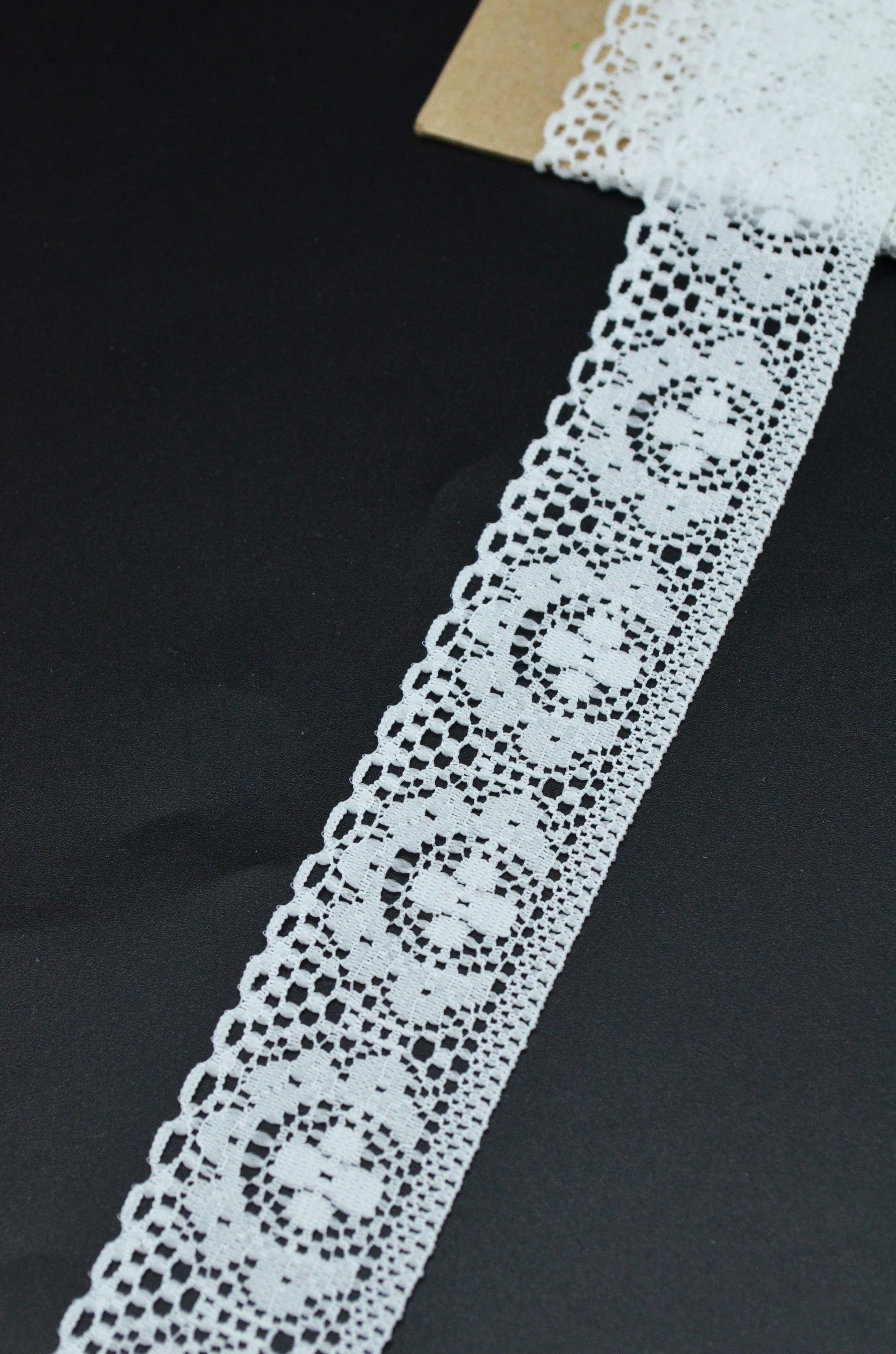 Dantela  3.50cm, Alb