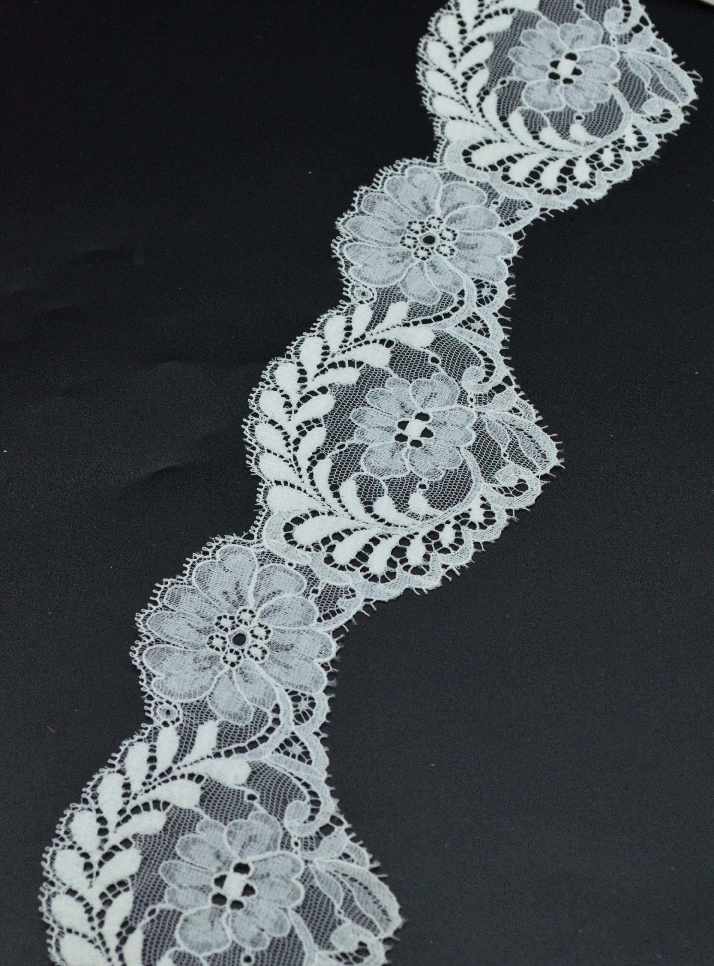 Dantela 8cm, Ivoire 