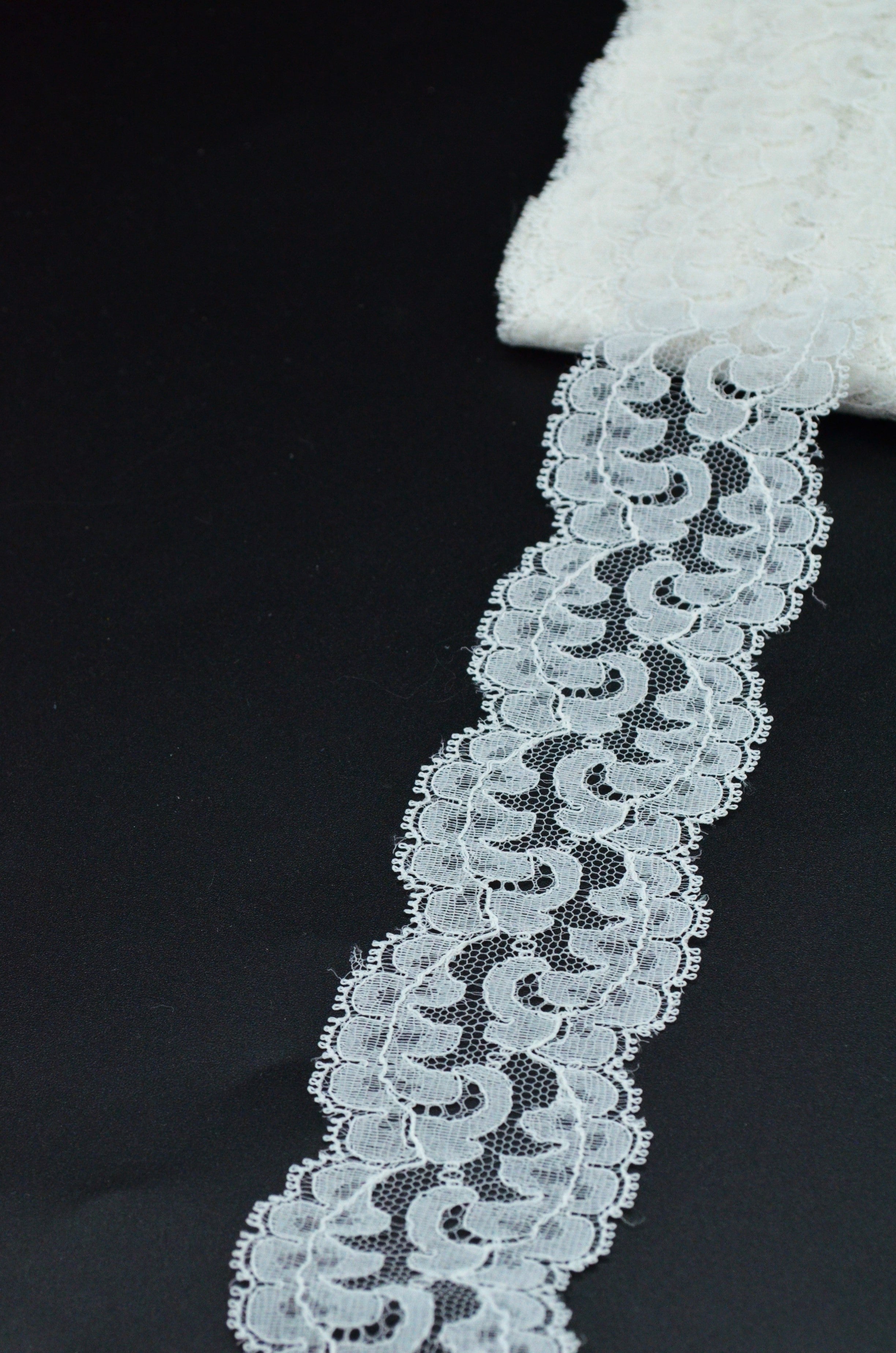 Dantela  4.30cm, Alb