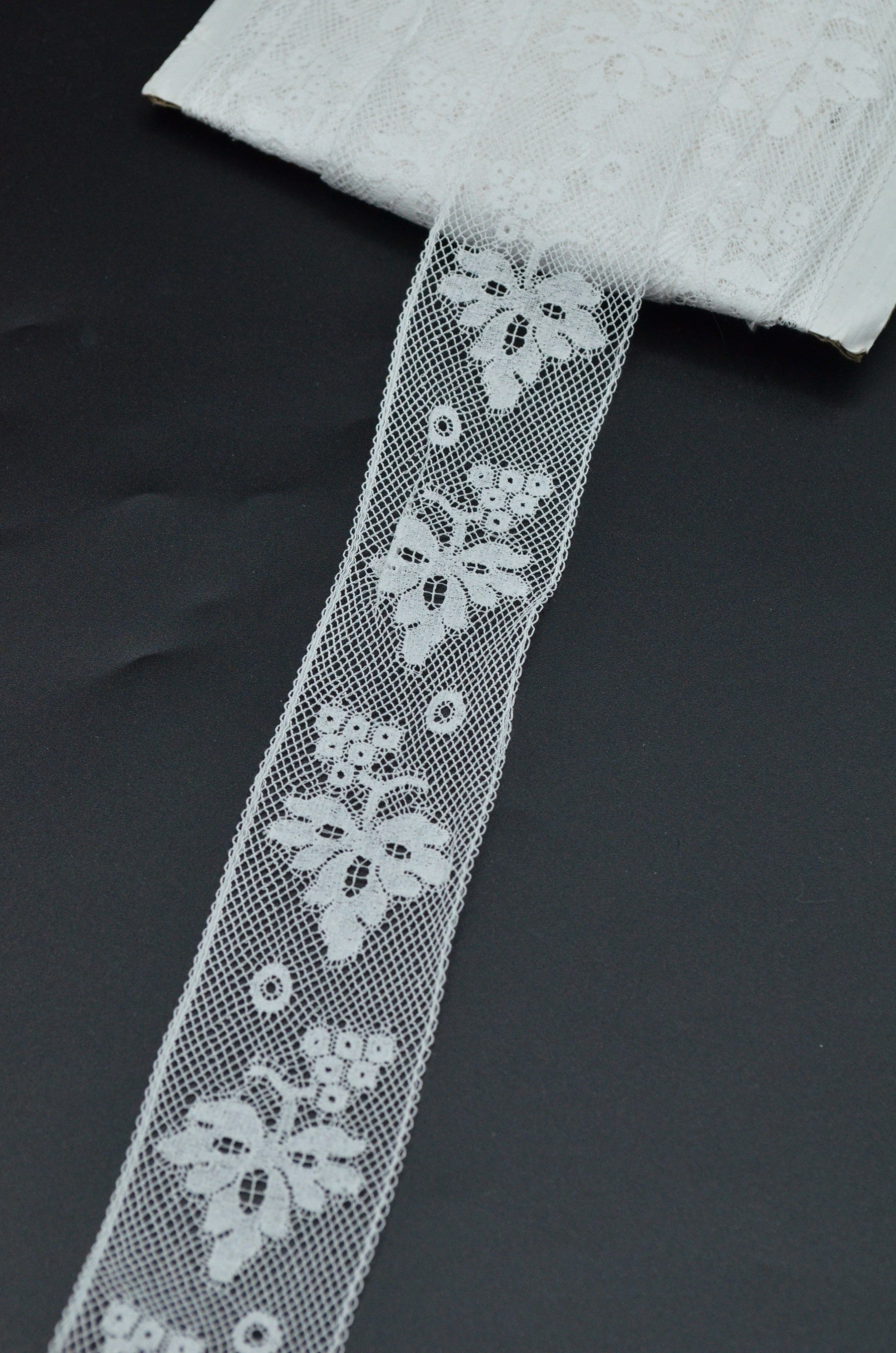 Dantela  4.30cm, Alb
