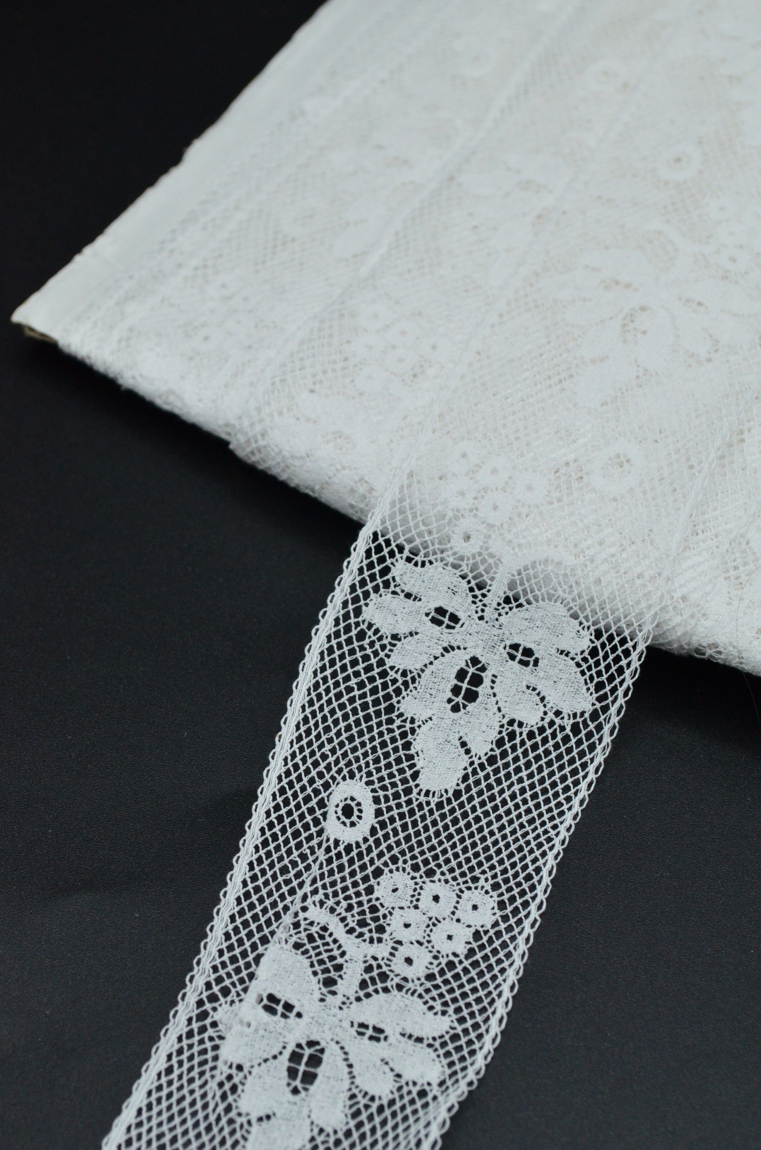 Dantela  4.30cm, Alb