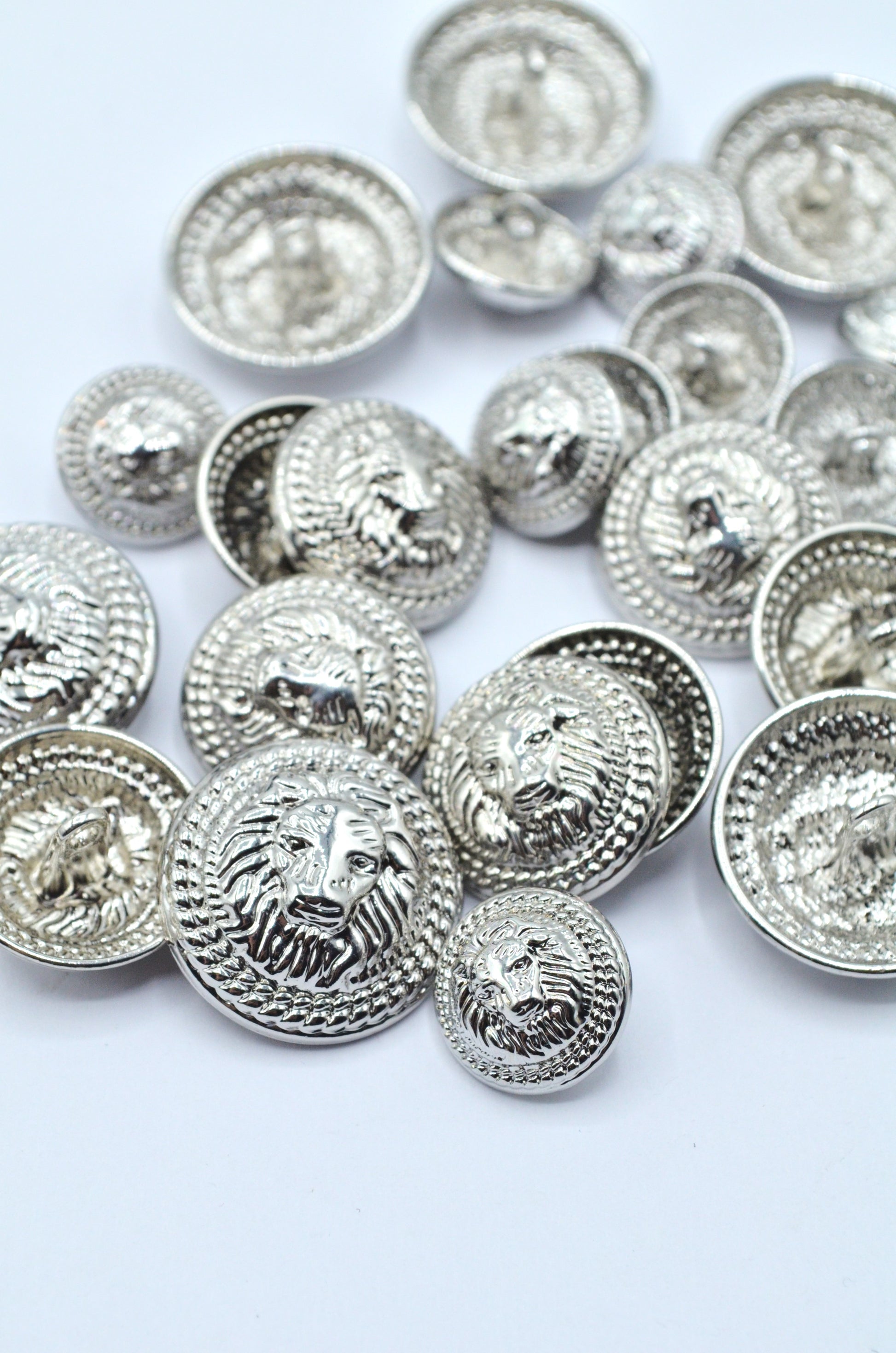 Nasturi Metalici Argintii