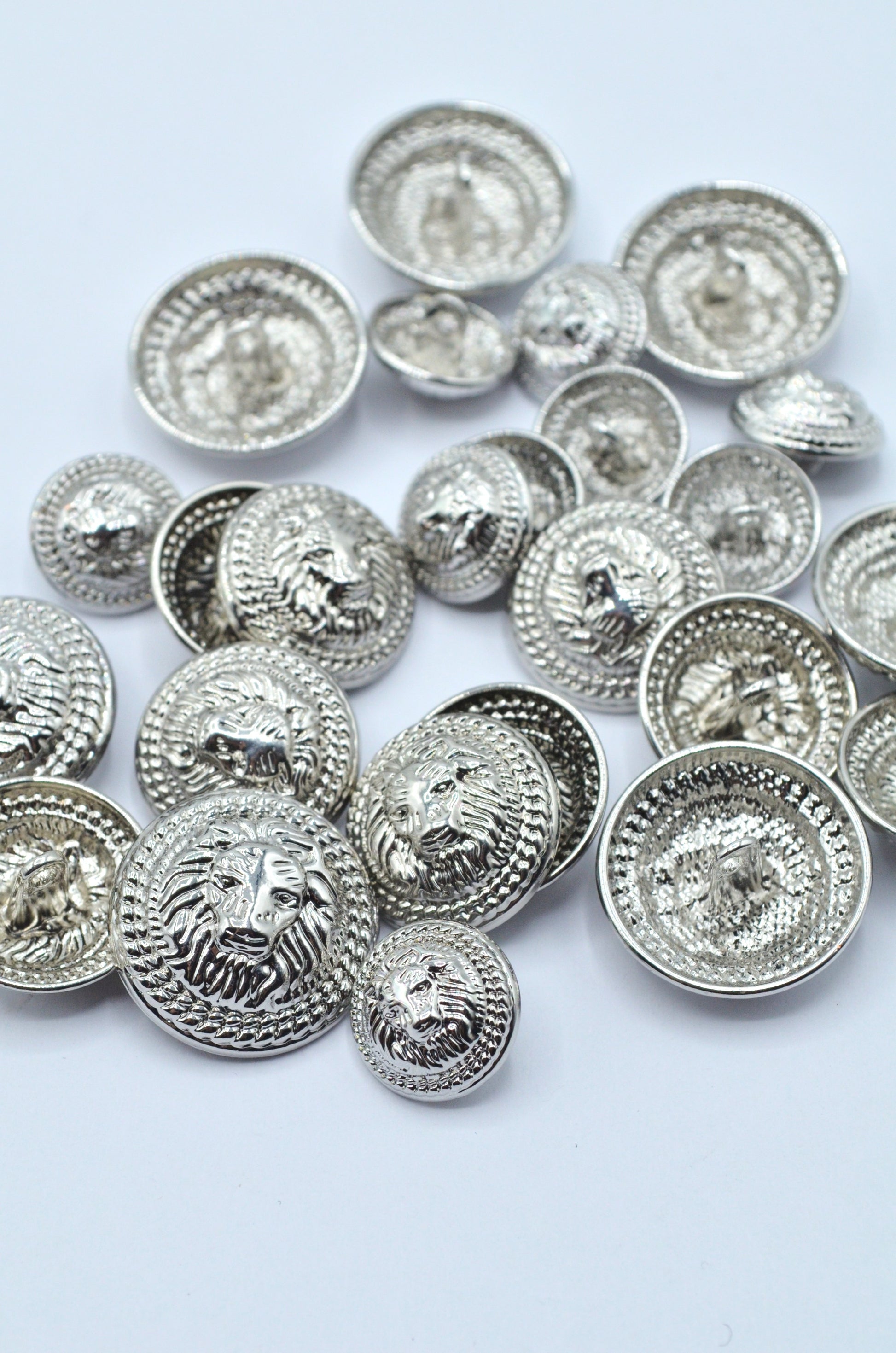 Nasturi Metalici Argintii