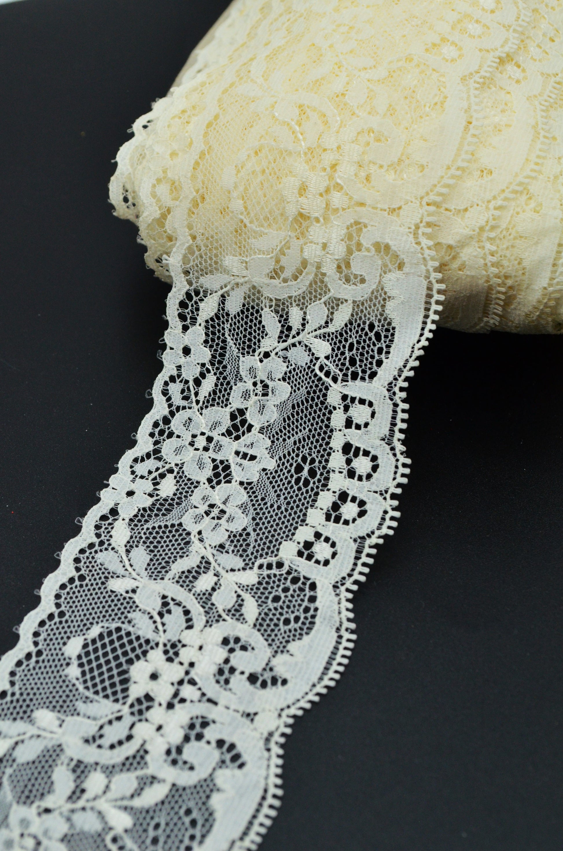 Dantela 5.50cm, Crem