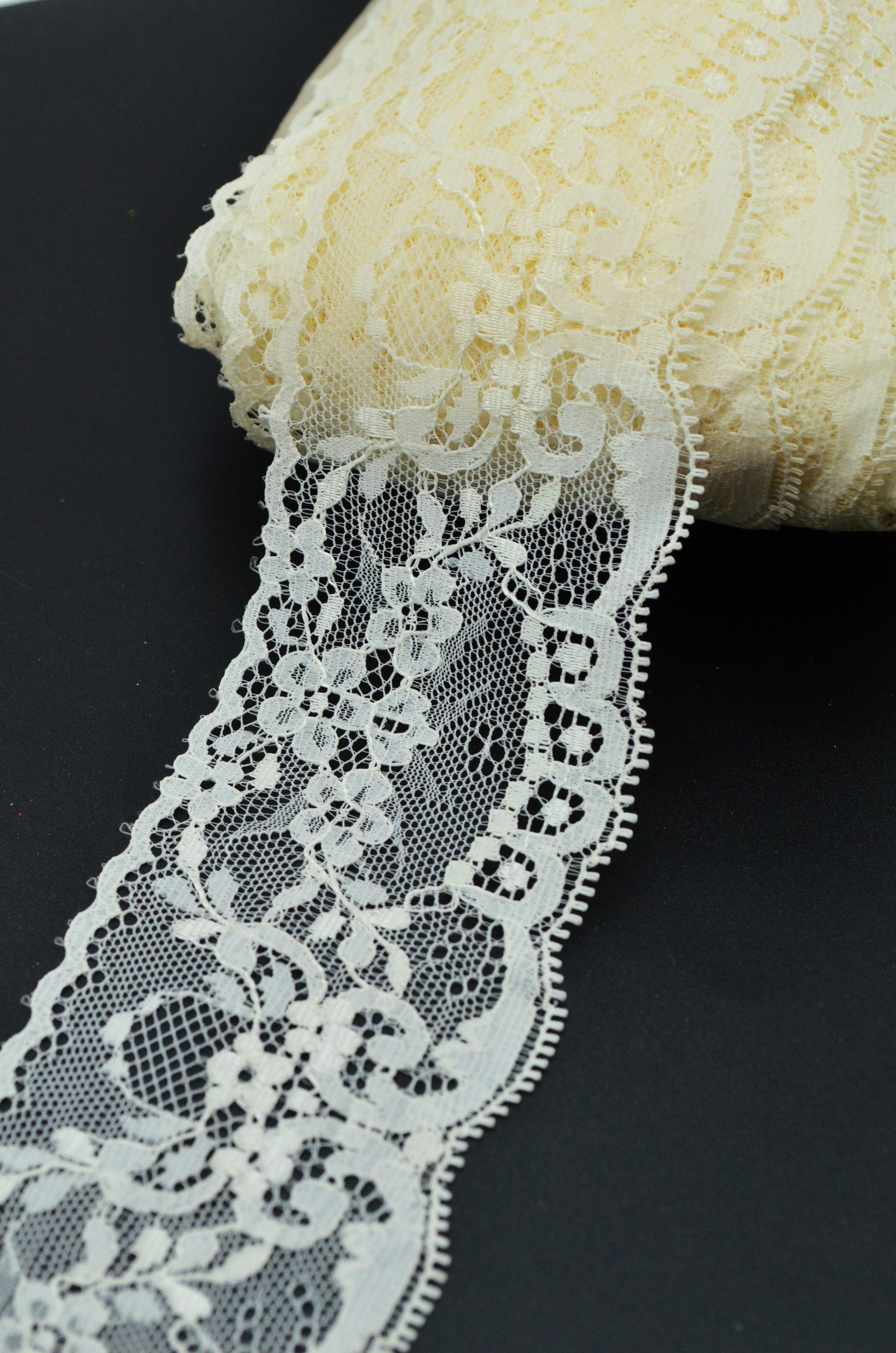 Dantela 5.50cm, Crem