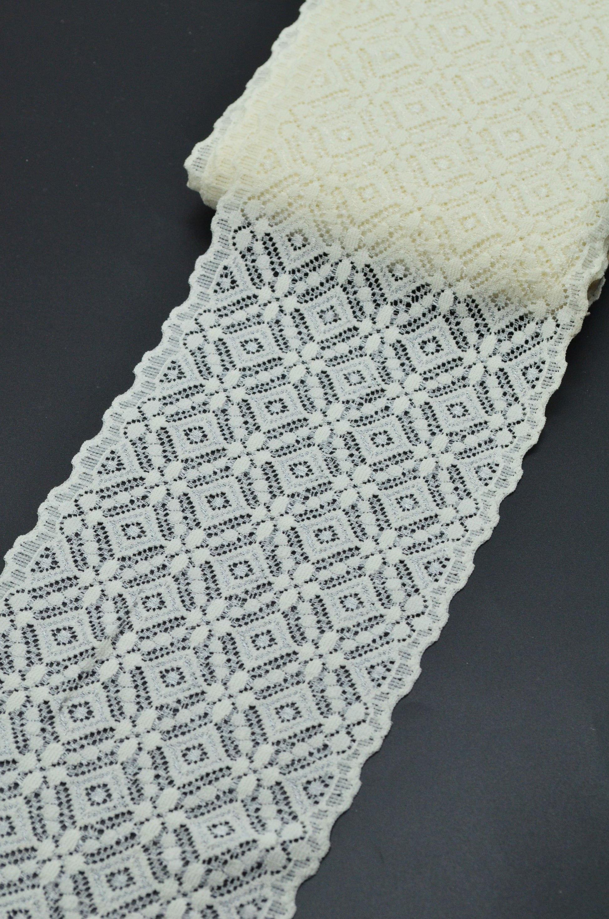 Dantela Elastica 13.50cm, Crem