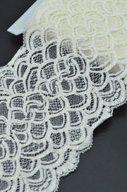 Dantela Elastica 14cm, Crem