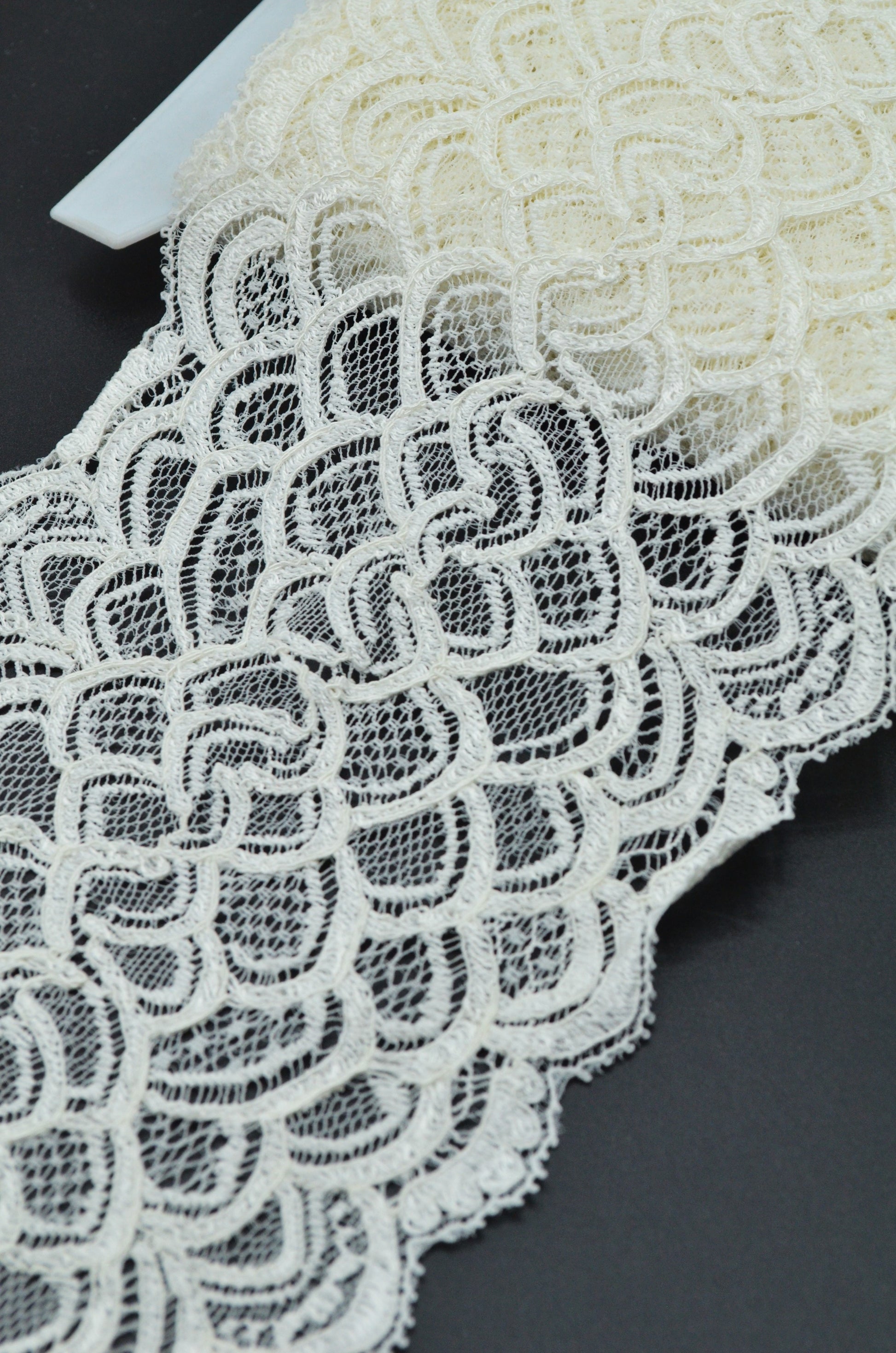 Dantela Elastica 14cm, Crem