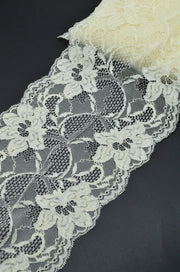 Dantela Elastica 15cm, Crem Unt