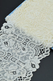 Dantela Elastica 14cm, Crem