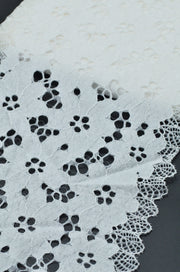 Dantela Elastica 18cm, Ivoire