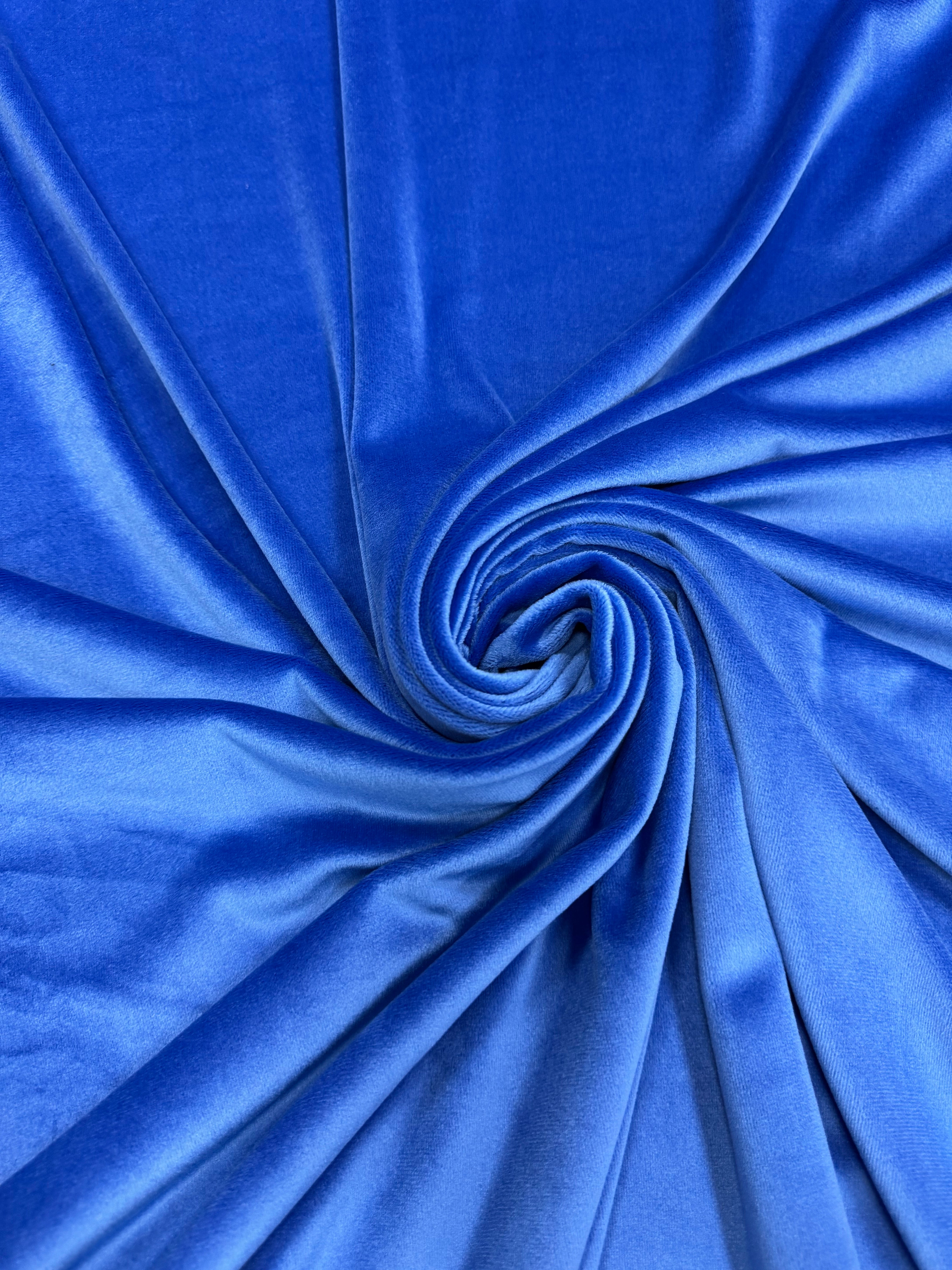 Catifea Elastica Soft - Albastru