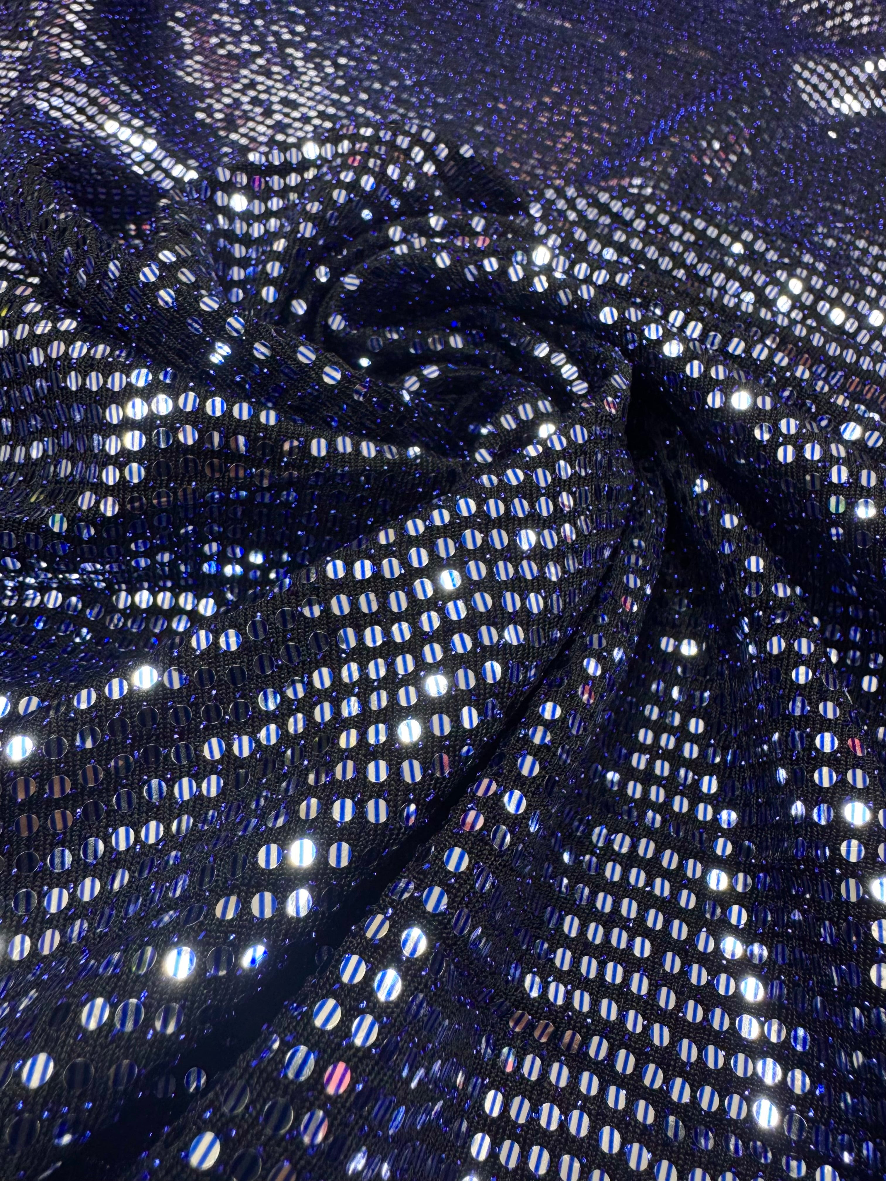 Lurex Cu Paiete Bleumarin