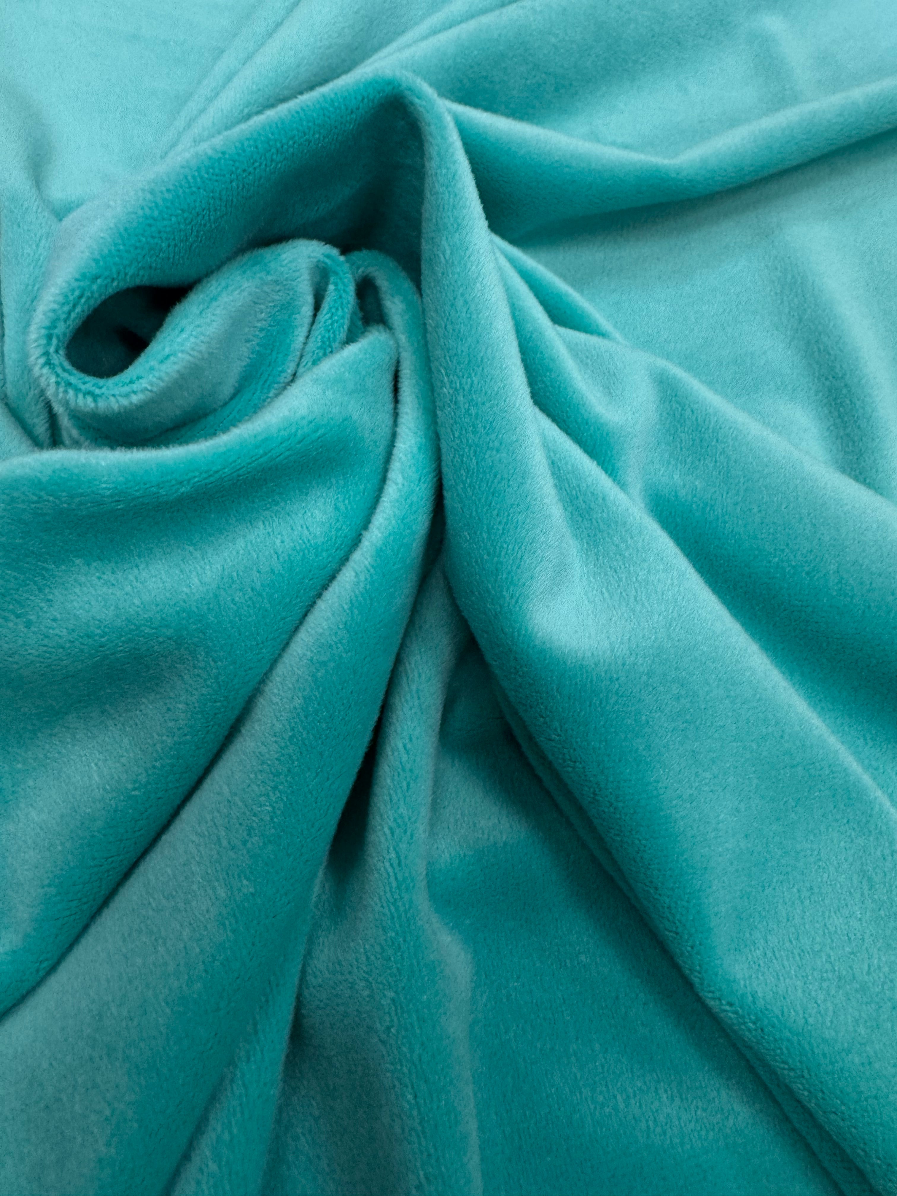 Catifea Elastica Soft - Turcoaz