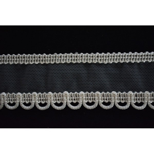 Pasmanterie Cu Bride, 38mm, Crem