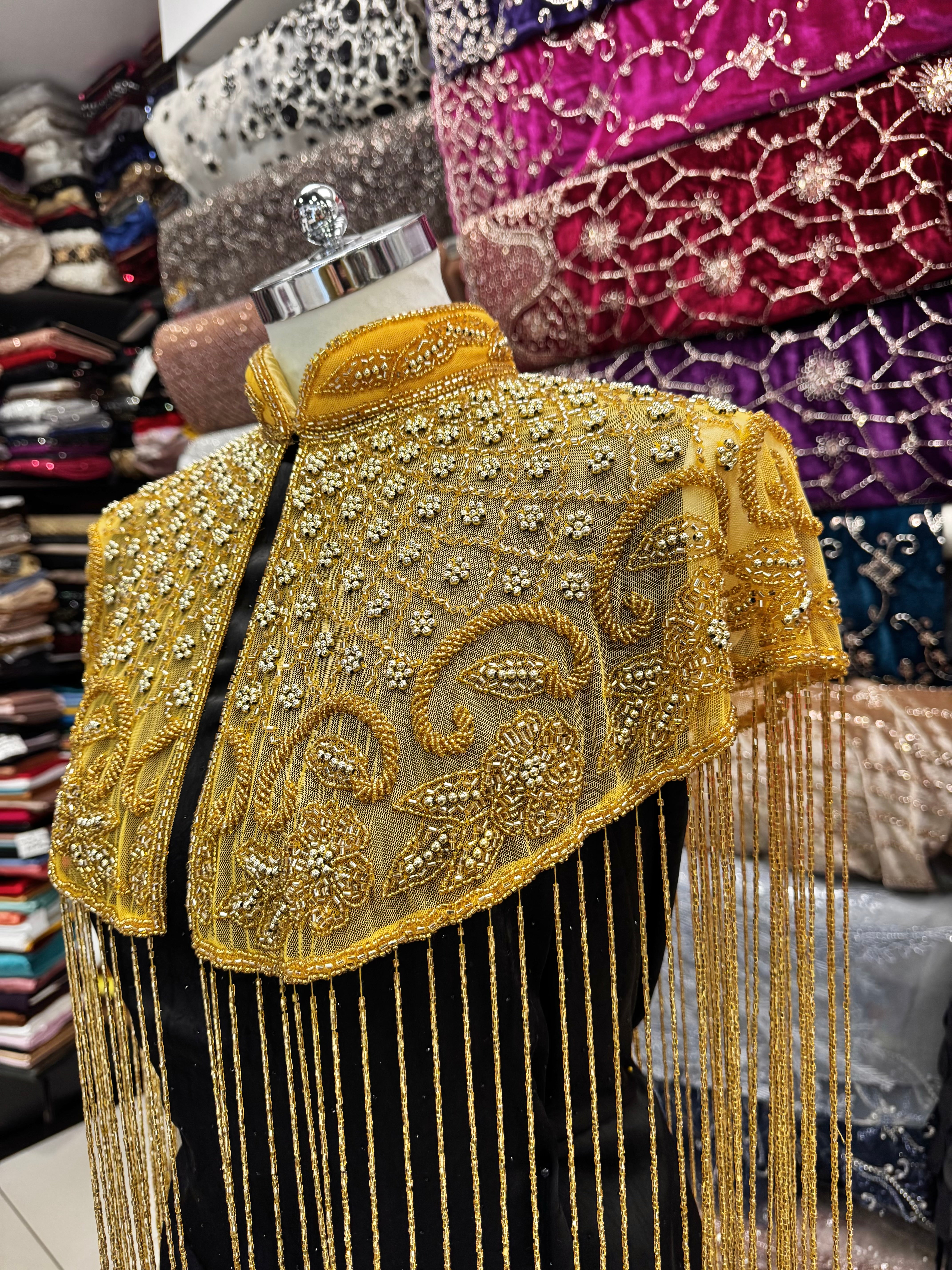 Capa Din Margele Cu Franjuri