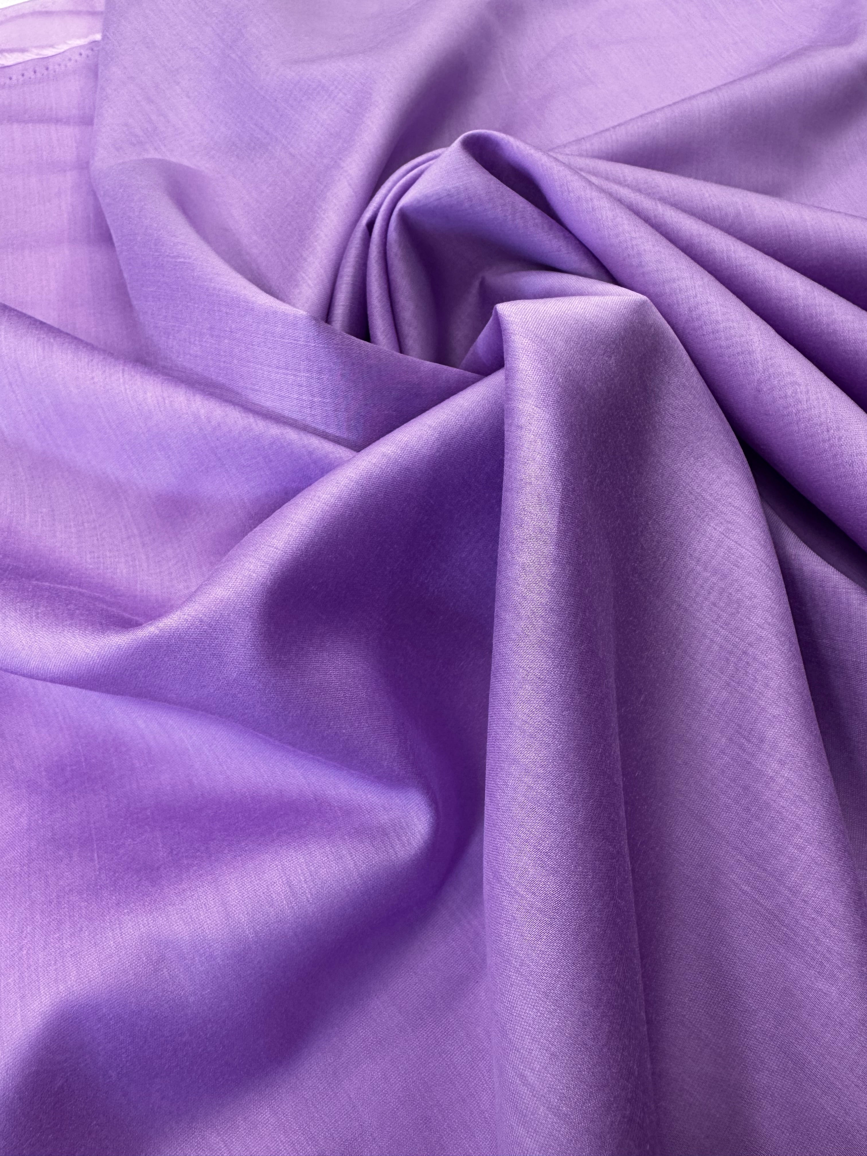 Batist De Bumbac Fin Satinat, Lila