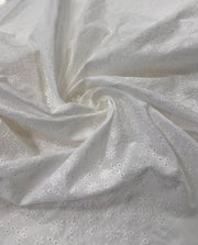 Bumbac Brodat Ivoire