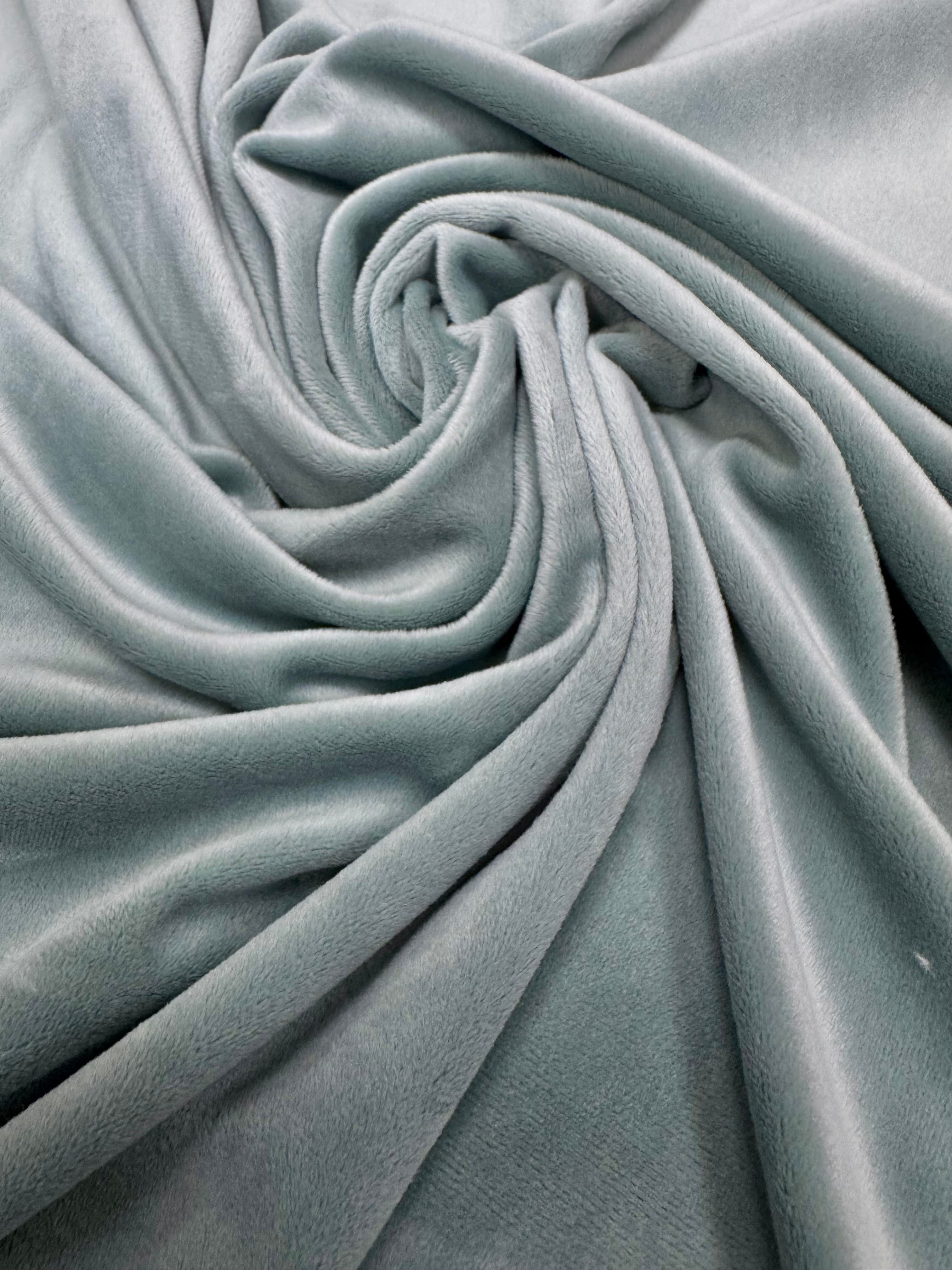 Catifea Elastica Soft - Gri Verzui