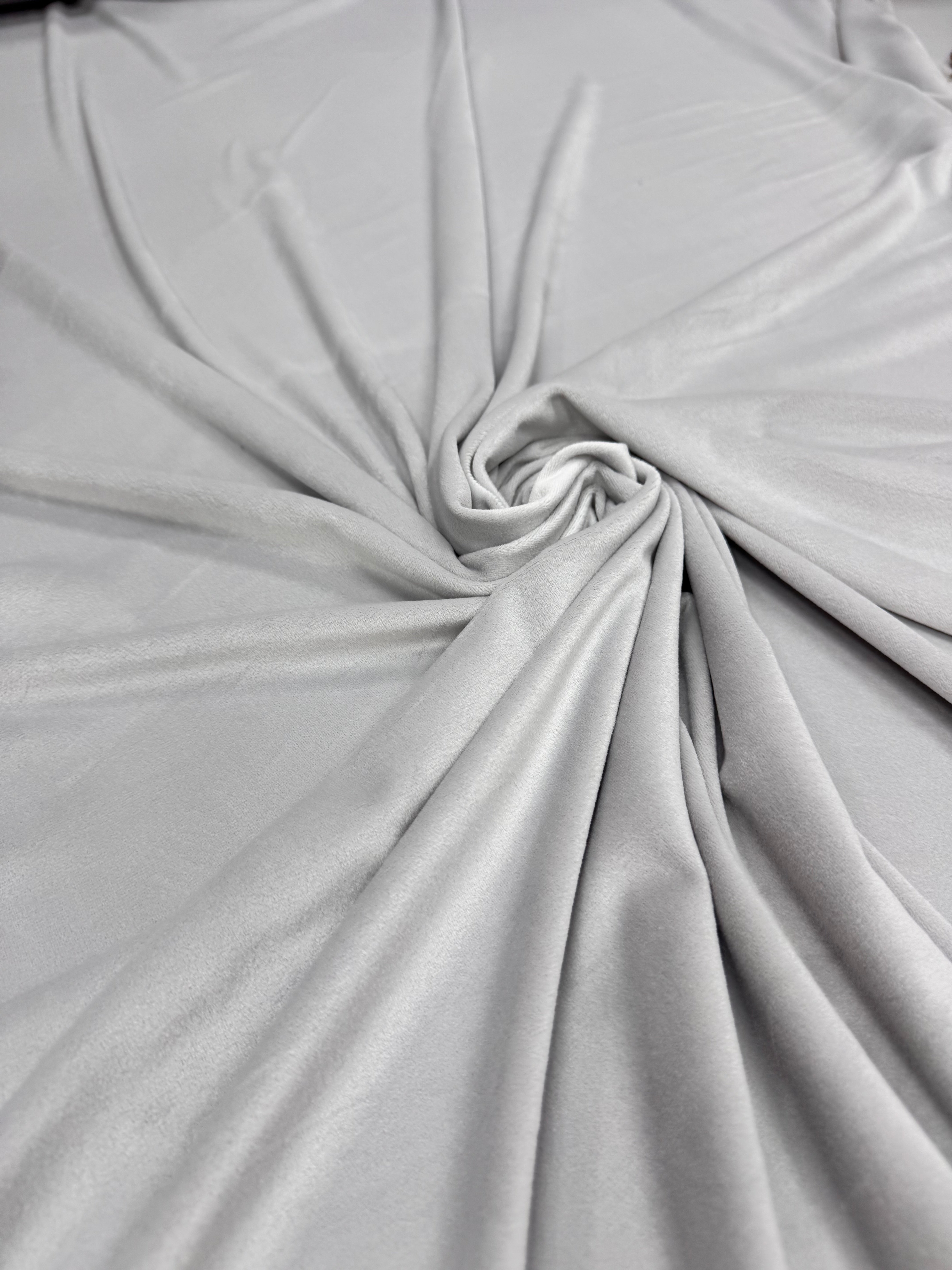 Catifea Elastica Soft - Gri Deschis