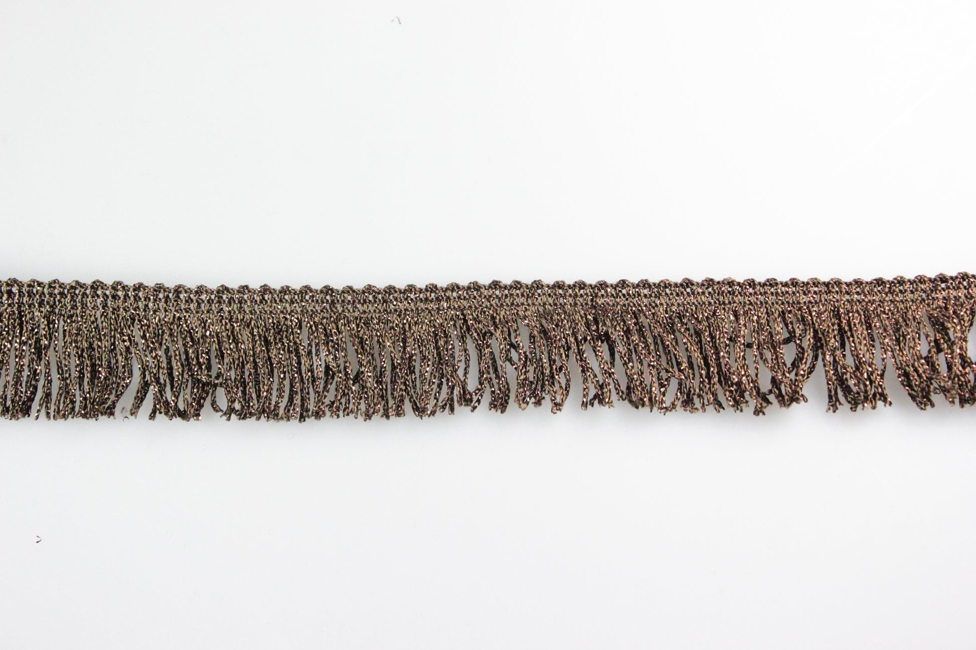 Franjuri Cu Fir Lurex 30mm, Maro